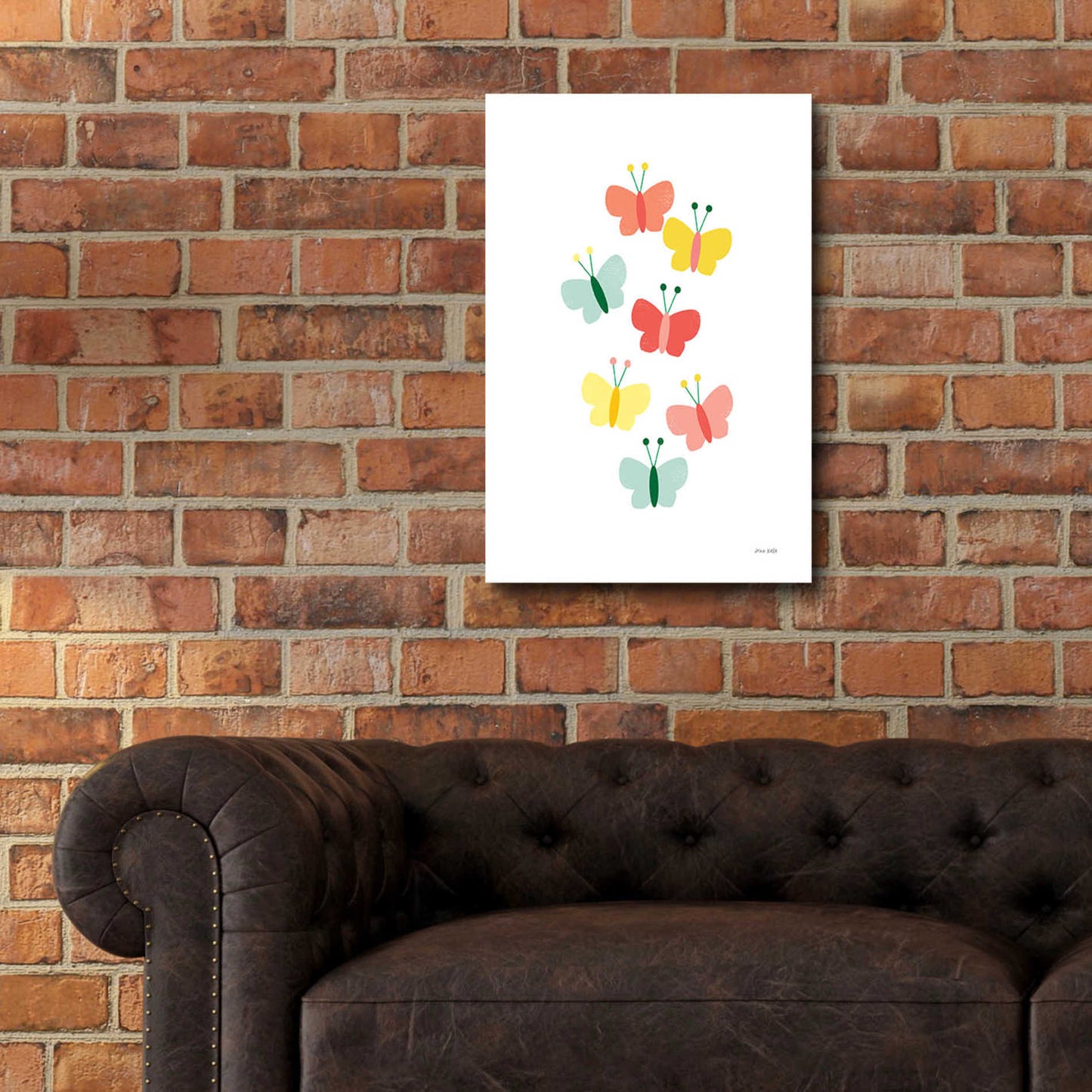 Epic Art 'Butterfly Friends' by Ann Kelle Designs, Acrylic Glass Wall Art,16x24