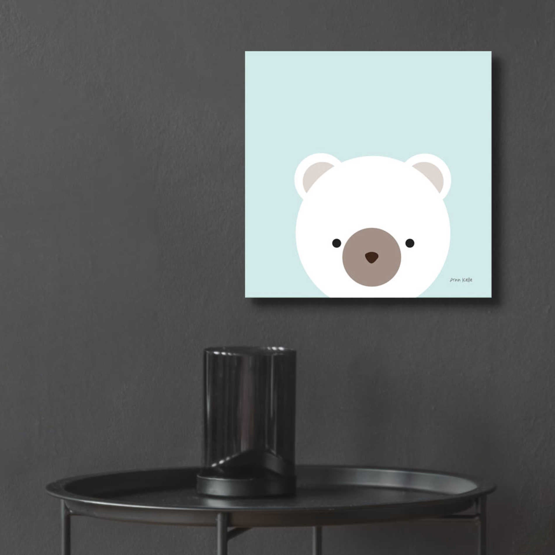 Epic Art 'Cuddly Bear' by Ann Kelle Designs, Acrylic Glass Wall Art,12x12