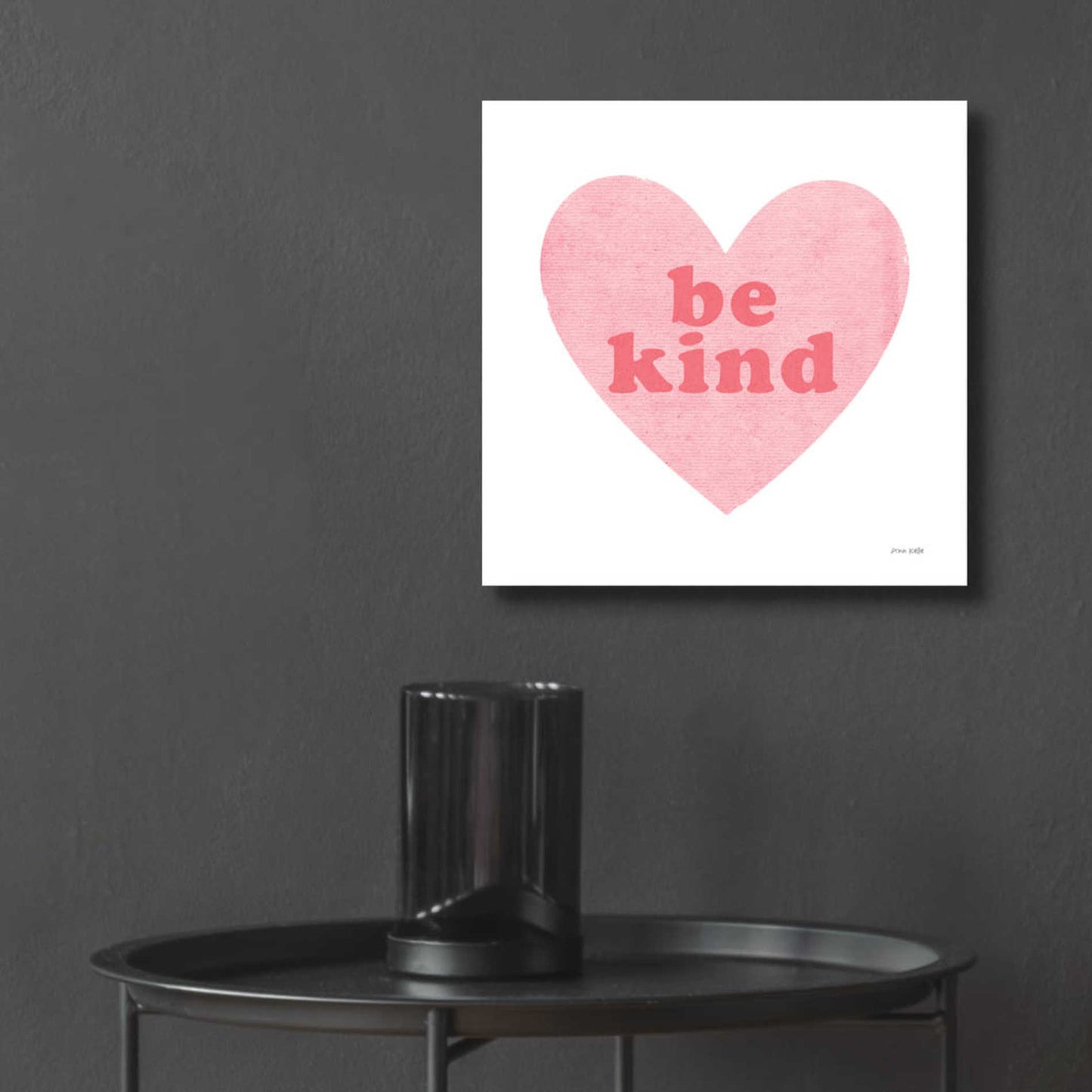 Epic Art 'Be Kind Heart' by Ann Kelle Designs, Acrylic Glass Wall Art,12x12