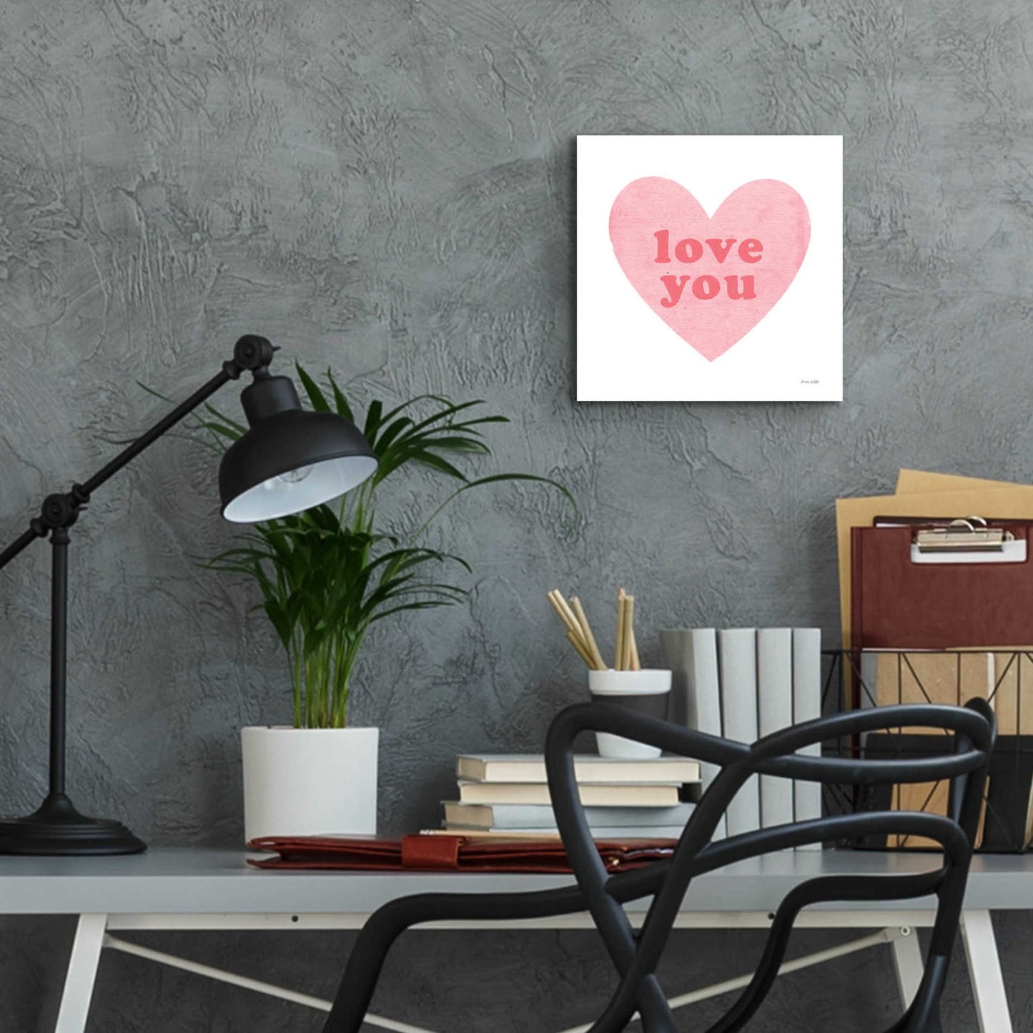 Epic Art 'Love Heart' by Ann Kelle Designs, Acrylic Glass Wall Art,12x12