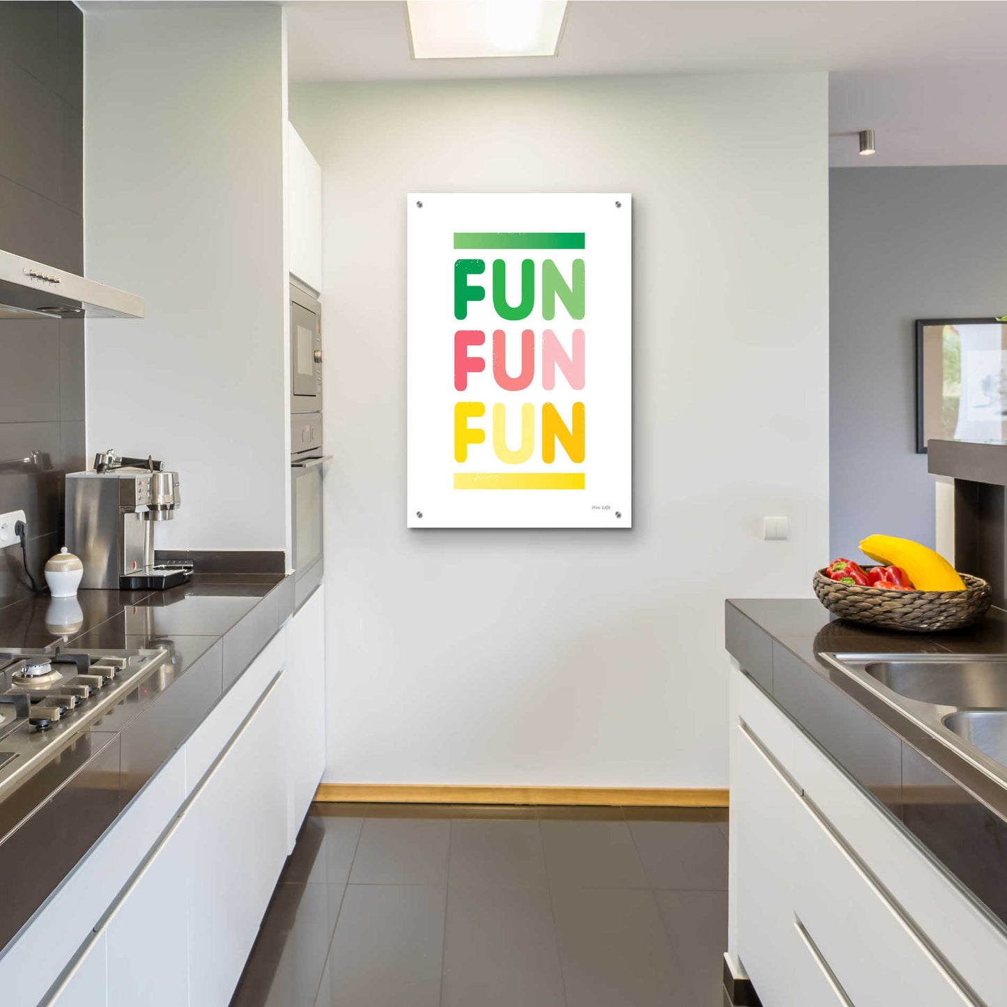 Epic Art 'Fun' by Ann Kelle Designs, Acrylic Glass Wall Art,24x36