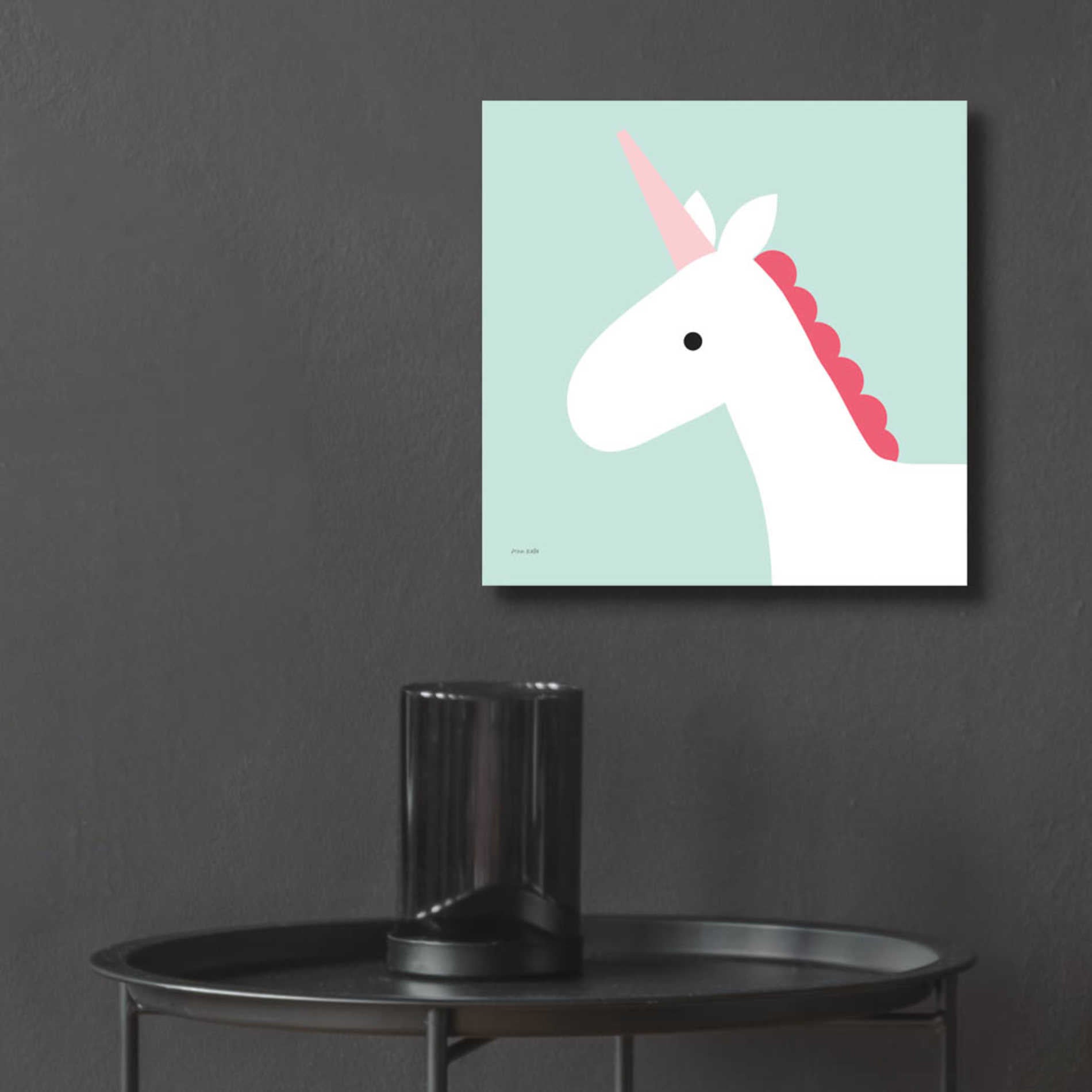 Epic Art 'Unicorn' by Ann Kelle Designs, Acrylic Glass Wall Art,12x12