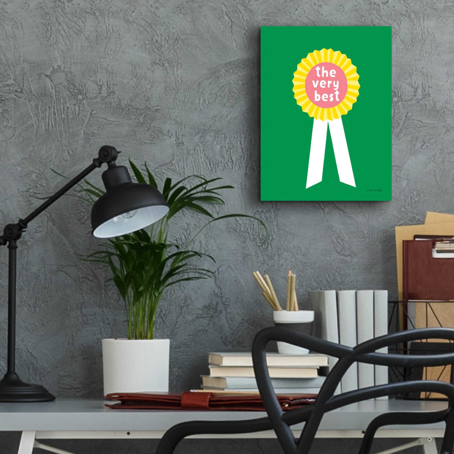 Epic Art 'Very Best Award' by Ann Kelle Designs, Acrylic Glass Wall Art,12x16