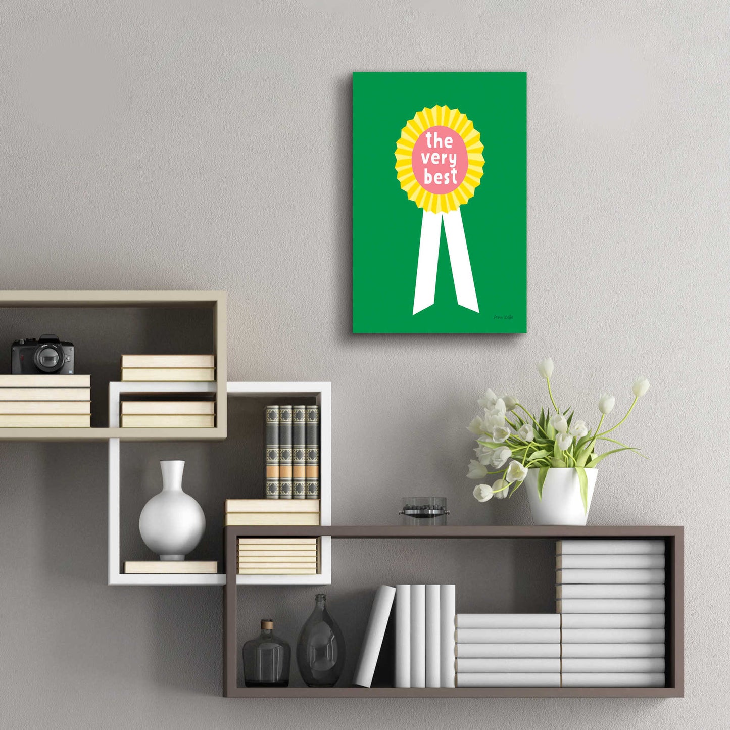 Epic Art 'Very Best Award' by Ann Kelle Designs, Acrylic Glass Wall Art,16x24