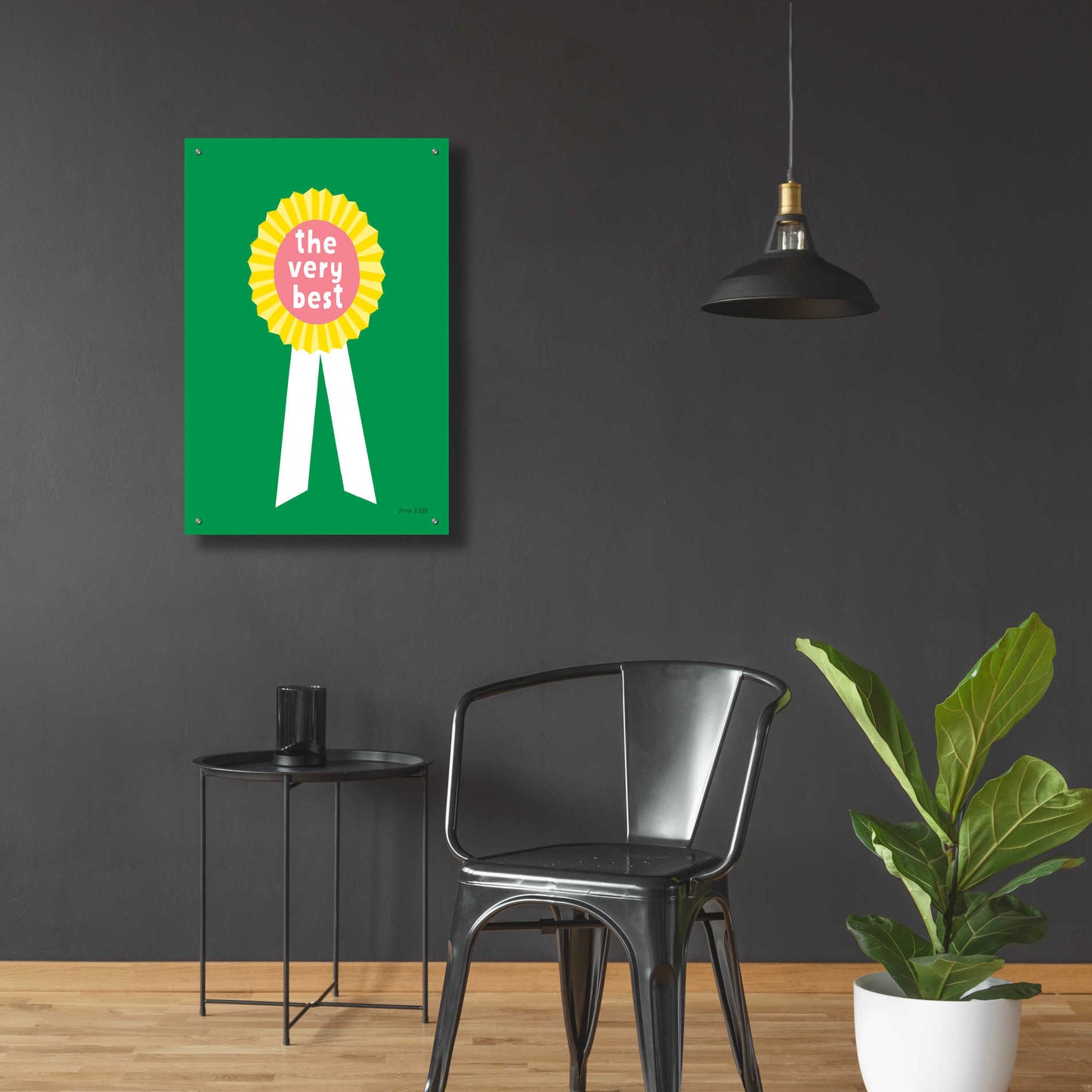 Epic Art 'Very Best Award' by Ann Kelle Designs, Acrylic Glass Wall Art,24x36