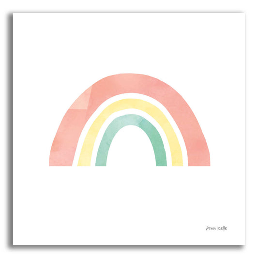 Epic Art 'Pastel Rainbow I' by Ann Kelle Designs, Acrylic Glass Wall Art