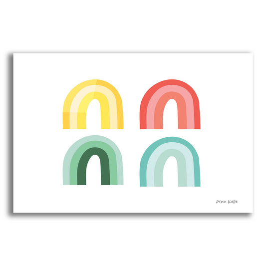 Epic Art 'Rainbow Colors I' by Ann Kelle Designs, Acrylic Glass Wall Art