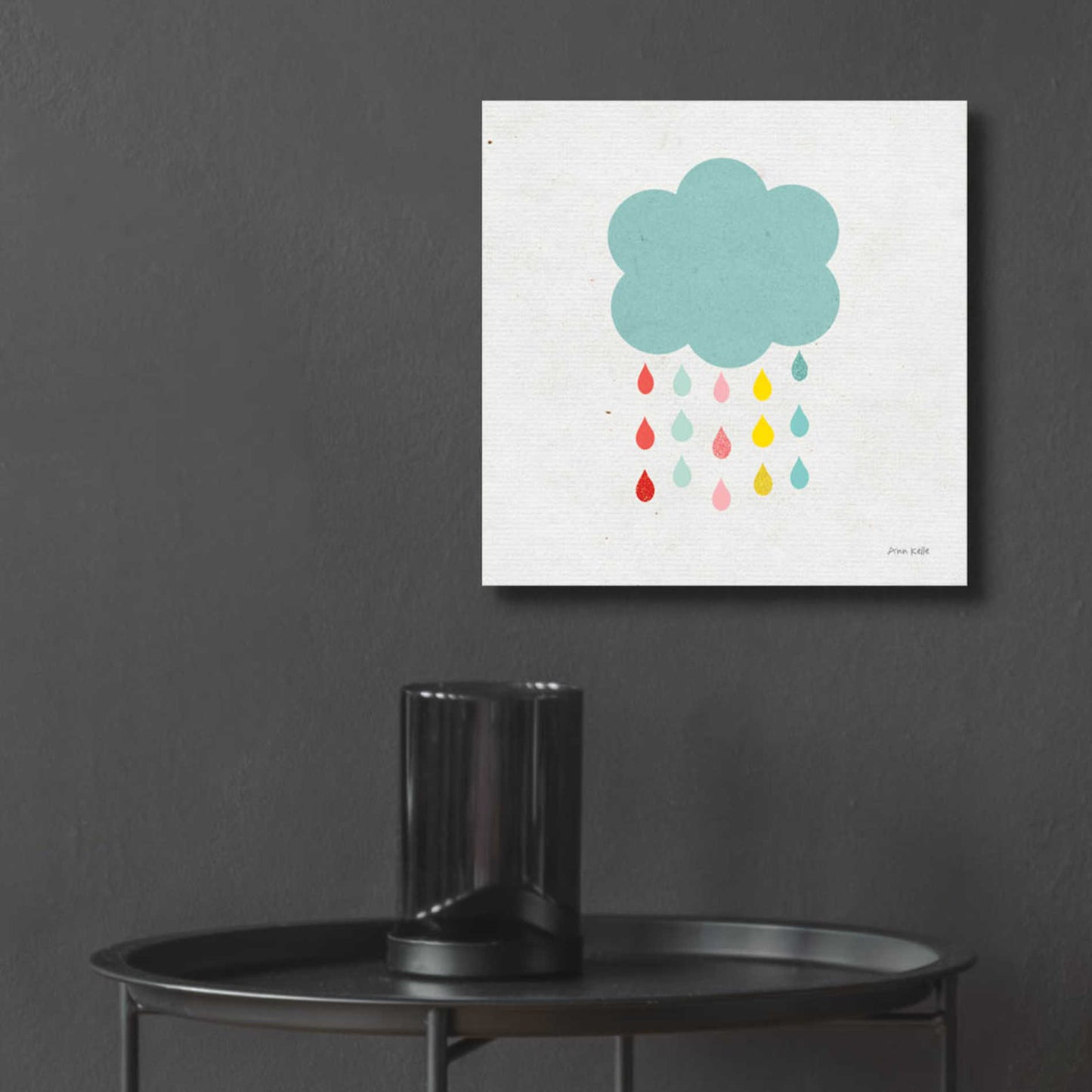 Epic Art 'Cloud I' by Ann Kelle Designs, Acrylic Glass Wall Art,12x12