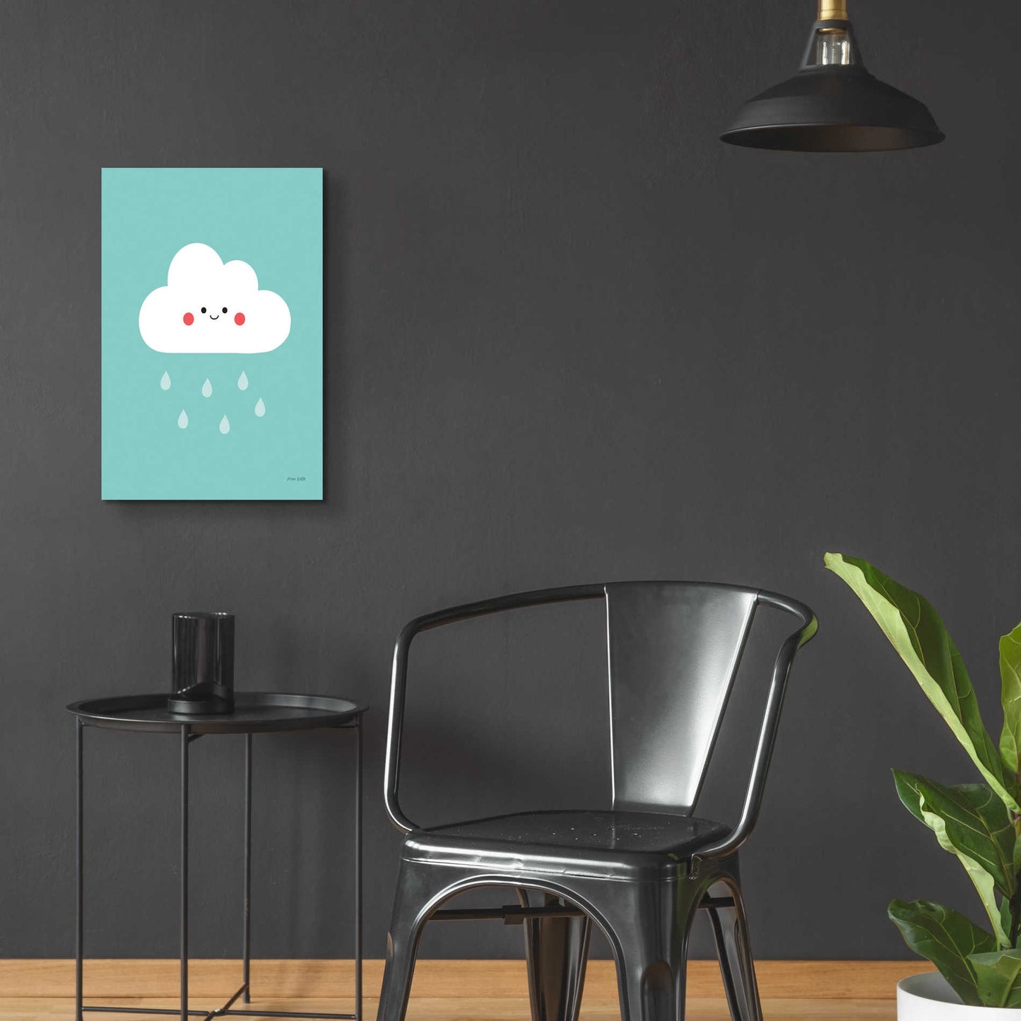 Epic Art 'Happy Cloud II' by Ann Kelle Designs, Acrylic Glass Wall Art,16x24