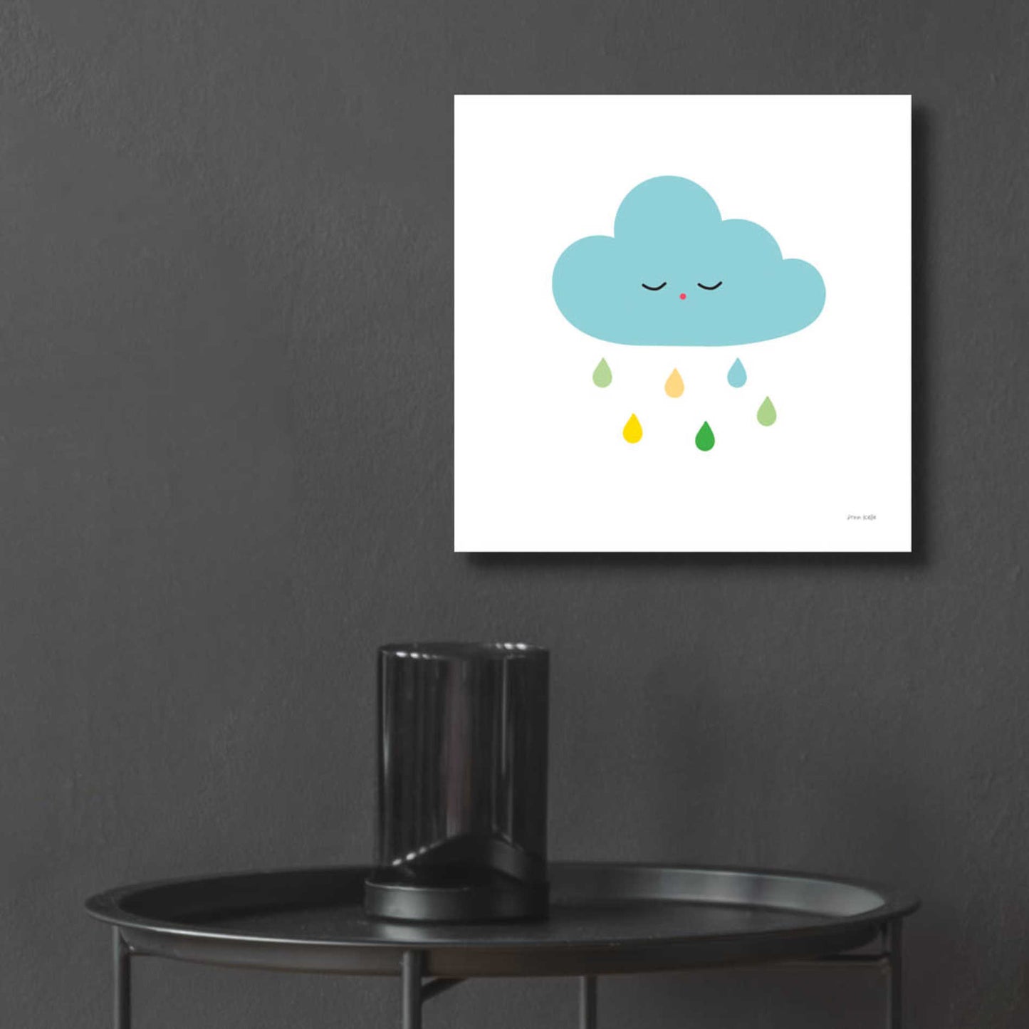 Epic Art 'Sleepy Cloud I' by Ann Kelle Designs, Acrylic Glass Wall Art,12x12