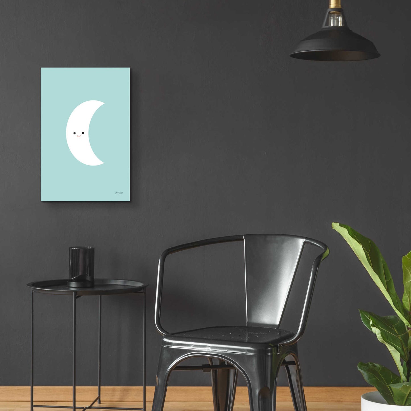 Epic Art 'Moon' by Ann Kelle Designs, Acrylic Glass Wall Art,16x24