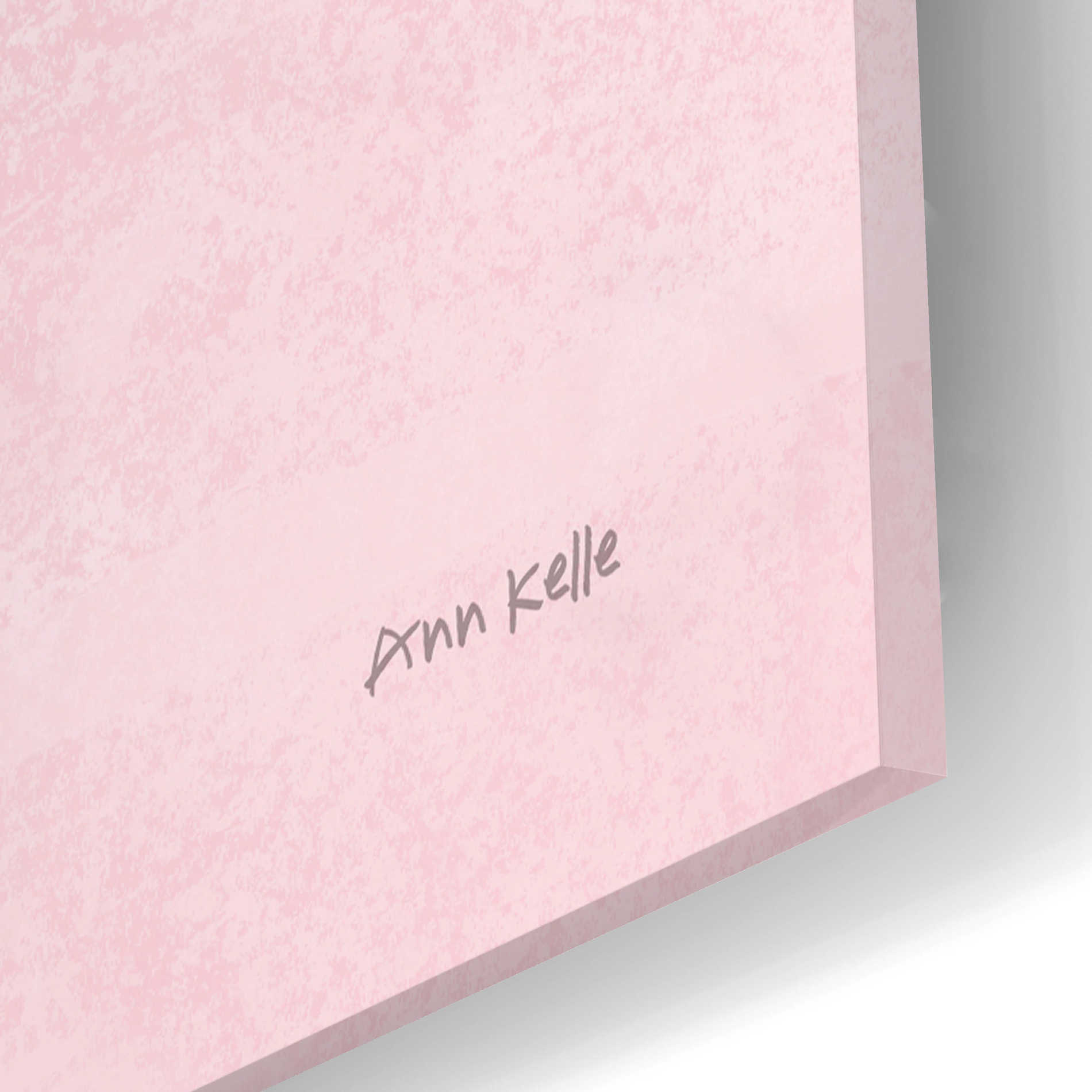Epic Art 'Sweet Dreams Pink' by Ann Kelle Designs, Acrylic Glass Wall Art,12x16