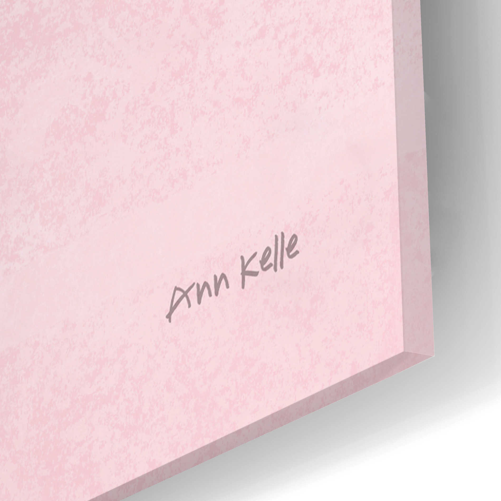 Epic Art 'Sweet Dreams Pink' by Ann Kelle Designs, Acrylic Glass Wall Art,16x24