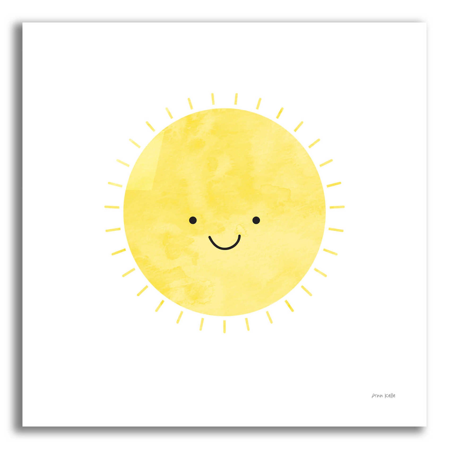 Epic Art 'Sunny Smile Days' by Ann Kelle Designs, Acrylic Glass Wall Art