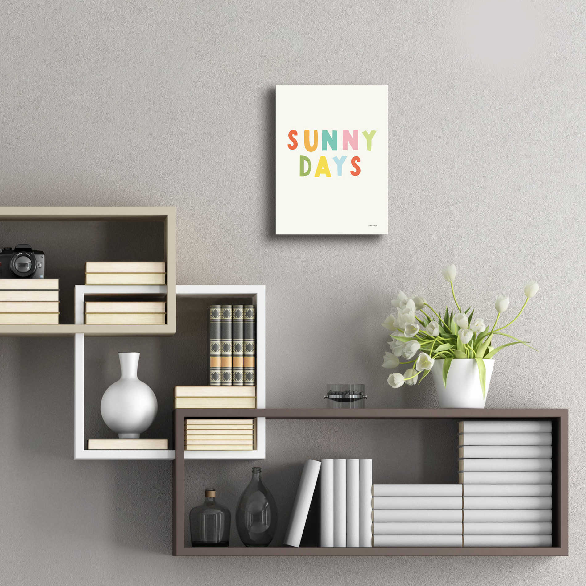 Epic Art 'Sunny Days' by Ann Kelle Designs, Acrylic Glass Wall Art,12x16