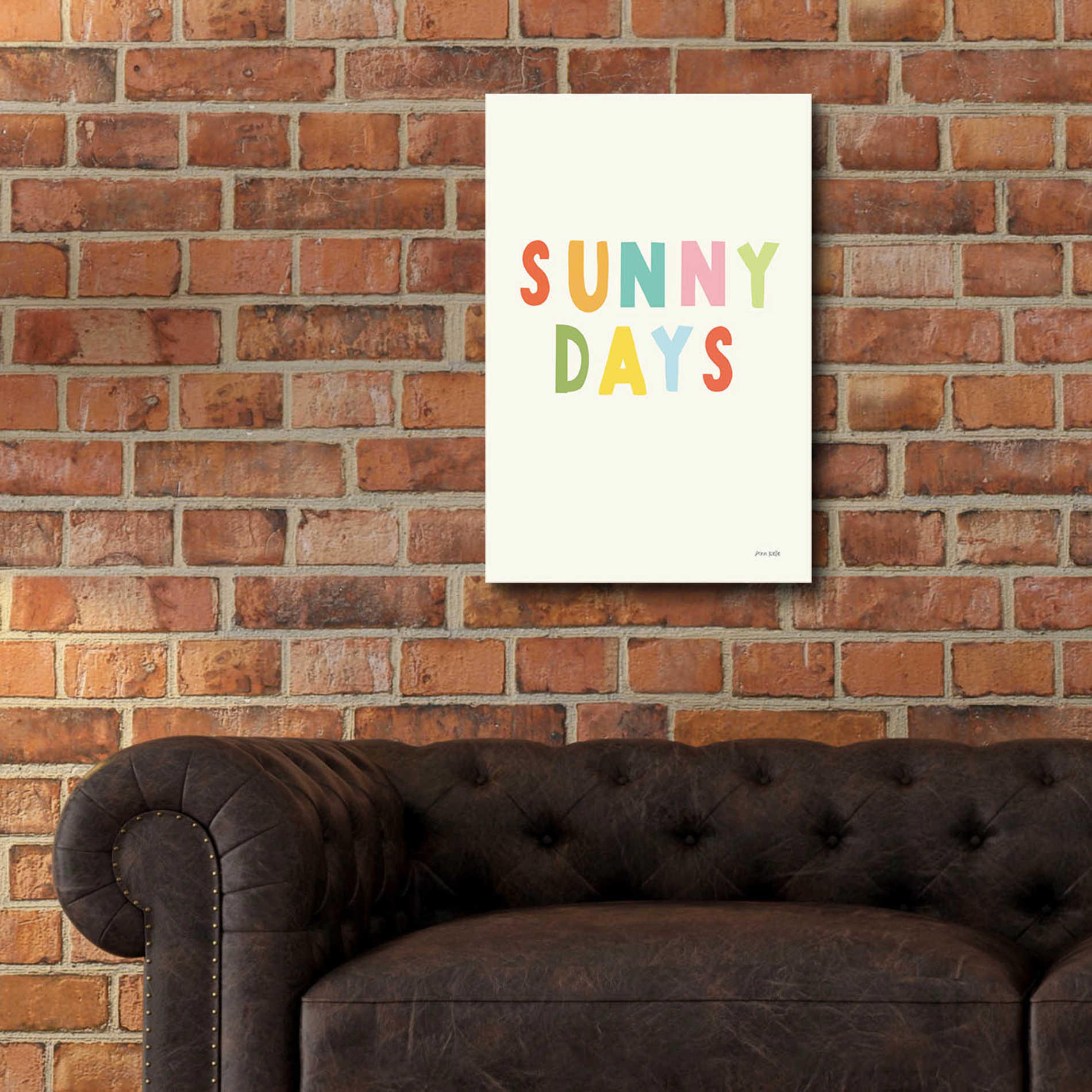 Epic Art 'Sunny Days' by Ann Kelle Designs, Acrylic Glass Wall Art,16x24