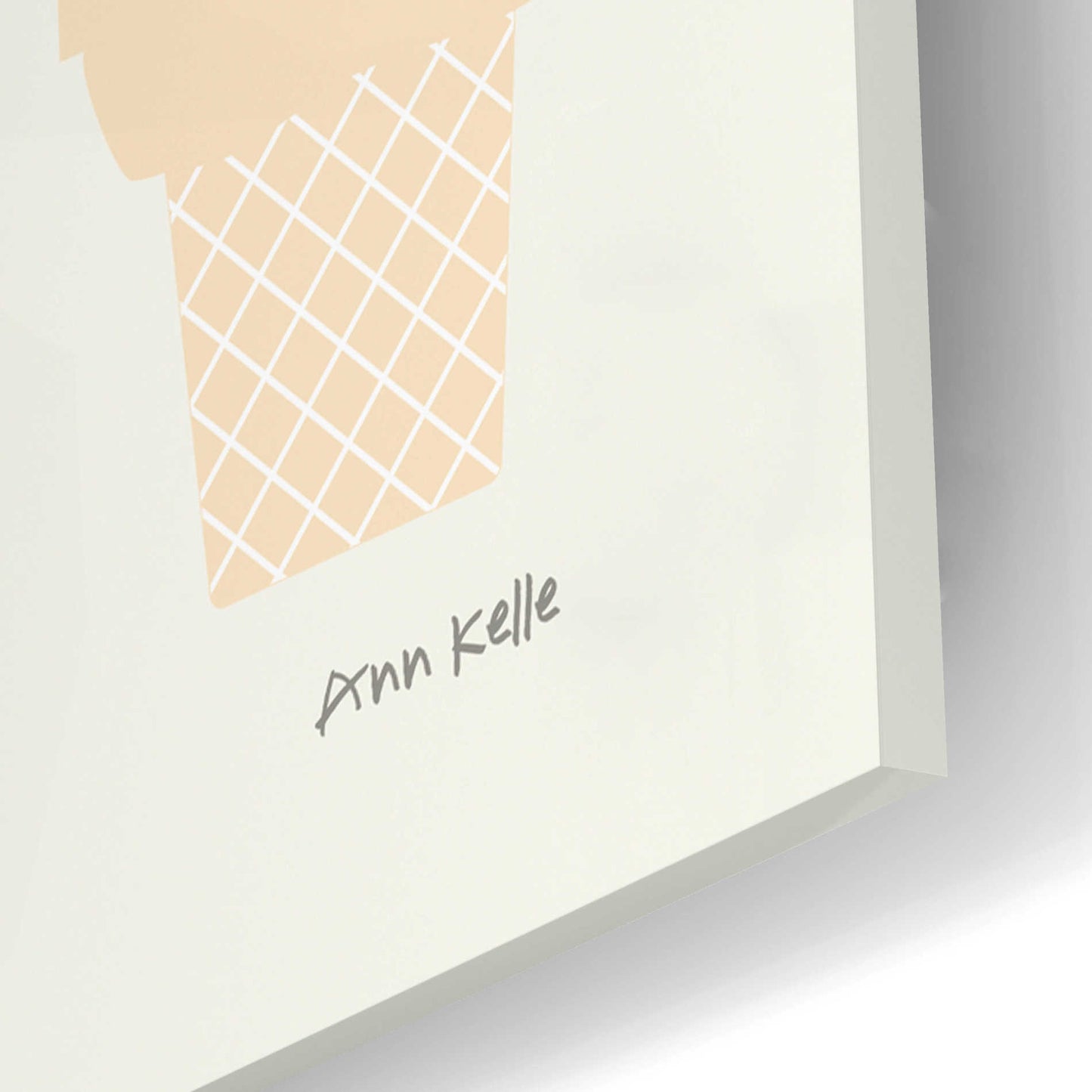 Epic Art 'Single Scoops' by Ann Kelle Designs, Acrylic Glass Wall Art,12x16