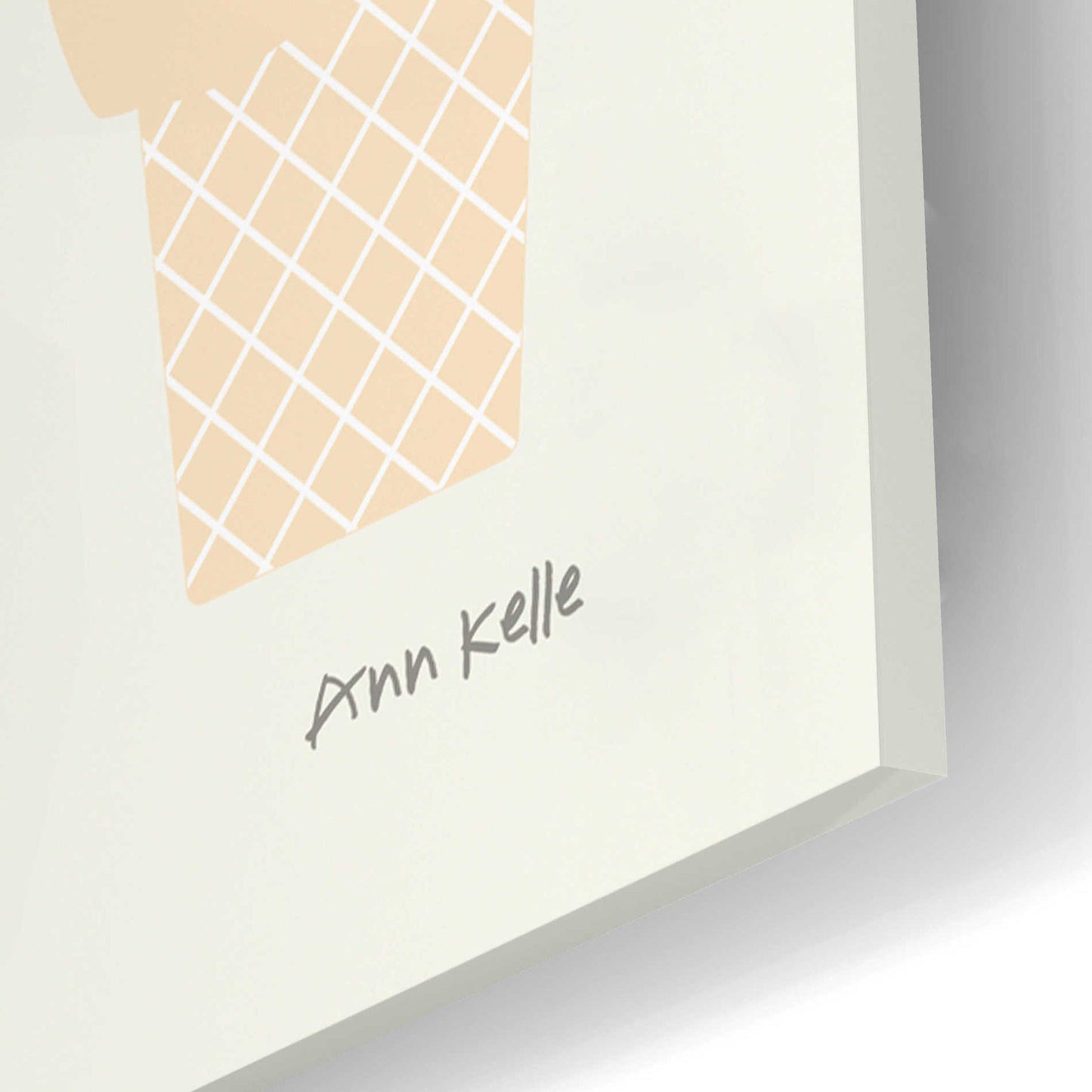 Epic Art 'Single Scoops' by Ann Kelle Designs, Acrylic Glass Wall Art,16x24