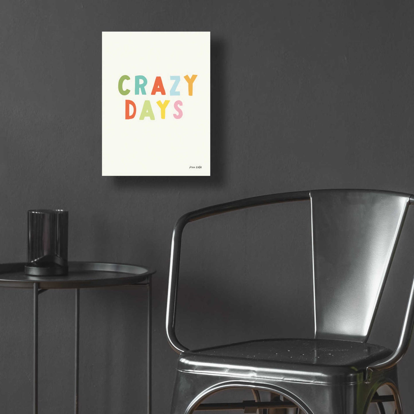 Epic Art 'Crazy Days' by Ann Kelle Designs, Acrylic Glass Wall Art,12x16