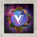 Epic Art 'VGX Voyager Crypto Pyramid,' Acrylic Wall Art,12x12