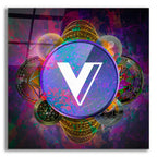 Epic Art 'VGX Voyager Crypto Pyramid,' Acrylic Wall Art,12x12x1.1x0,18x18x1.1x0,26x26x1.74x0,37x37x1.74x0