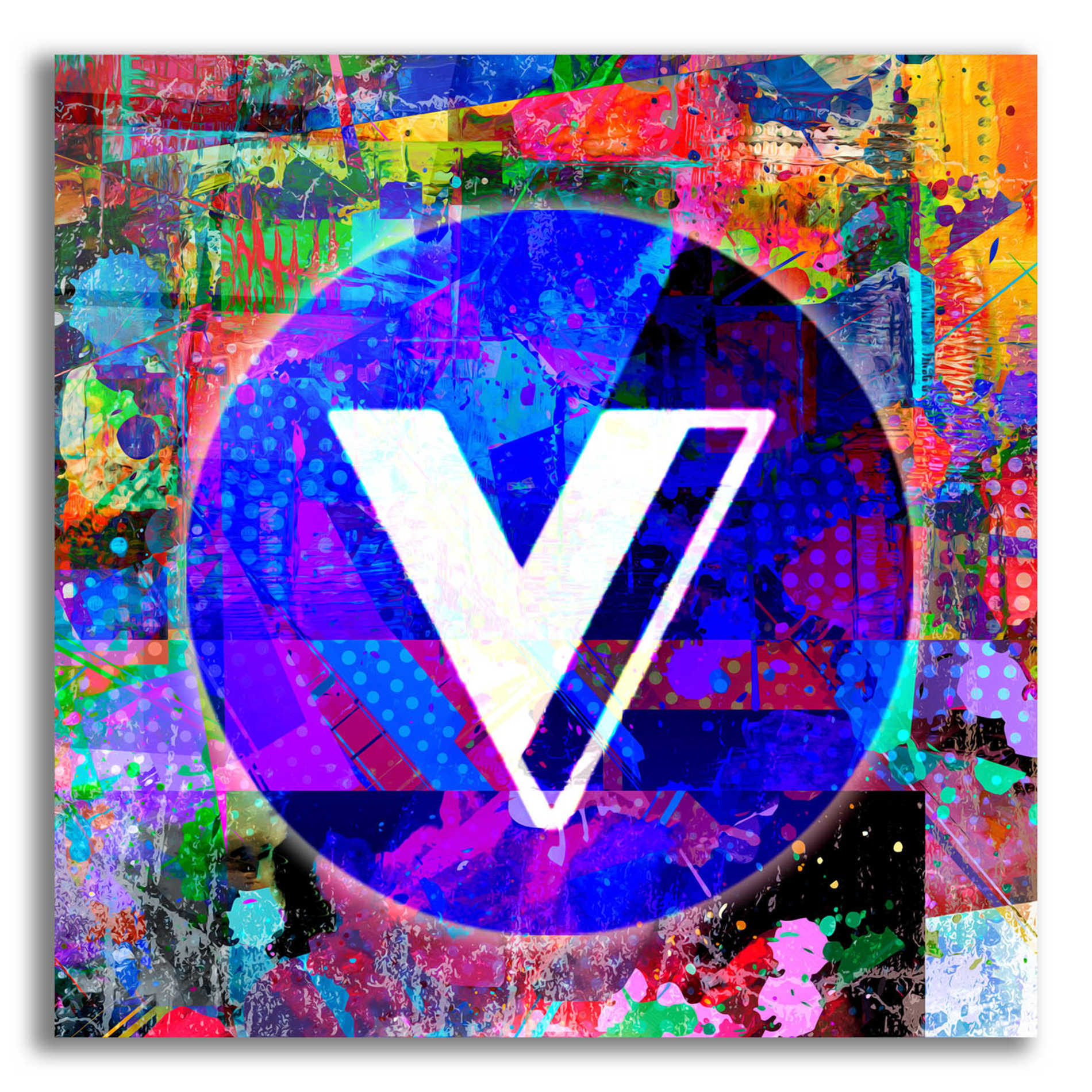 Epic Art 'VGX-Voyager Crypto,' Acrylic Wall Art,12x12