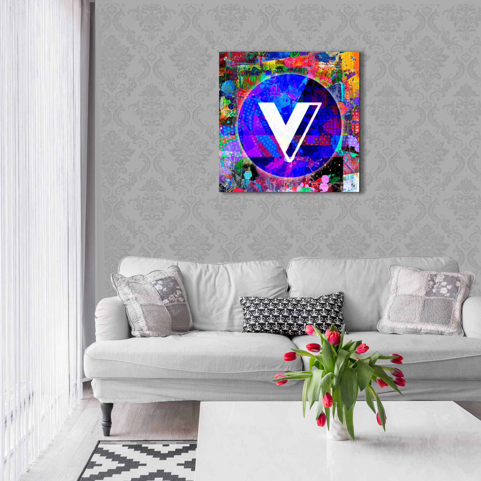 Epic Art 'VGX-Voyager Crypto,' Acrylic Wall Art,24x24