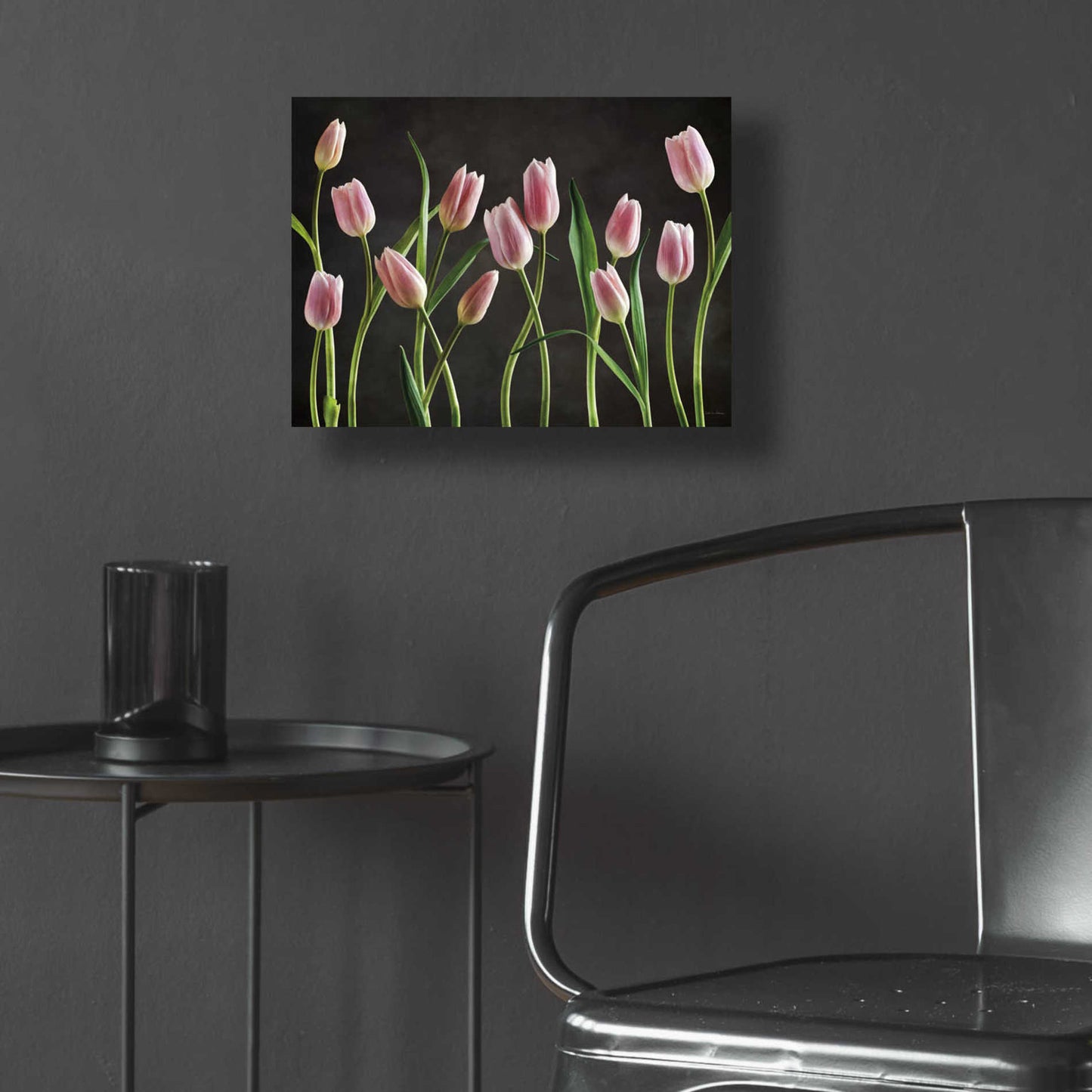 Epic Art 'Spring Tulips IX' by Debra Van Swearingen, Acrylic Glass Wall Art,16x12