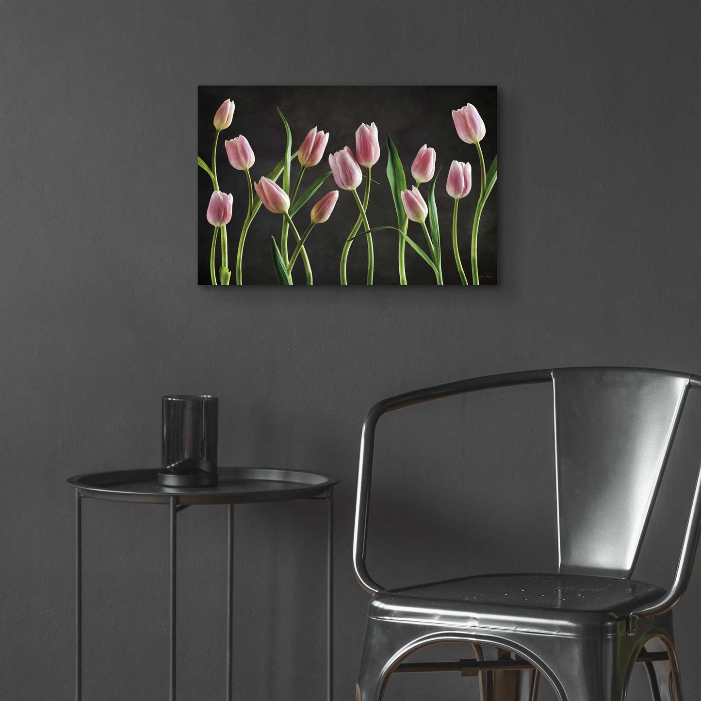 Epic Art 'Spring Tulips IX' by Debra Van Swearingen, Acrylic Glass Wall Art,24x16