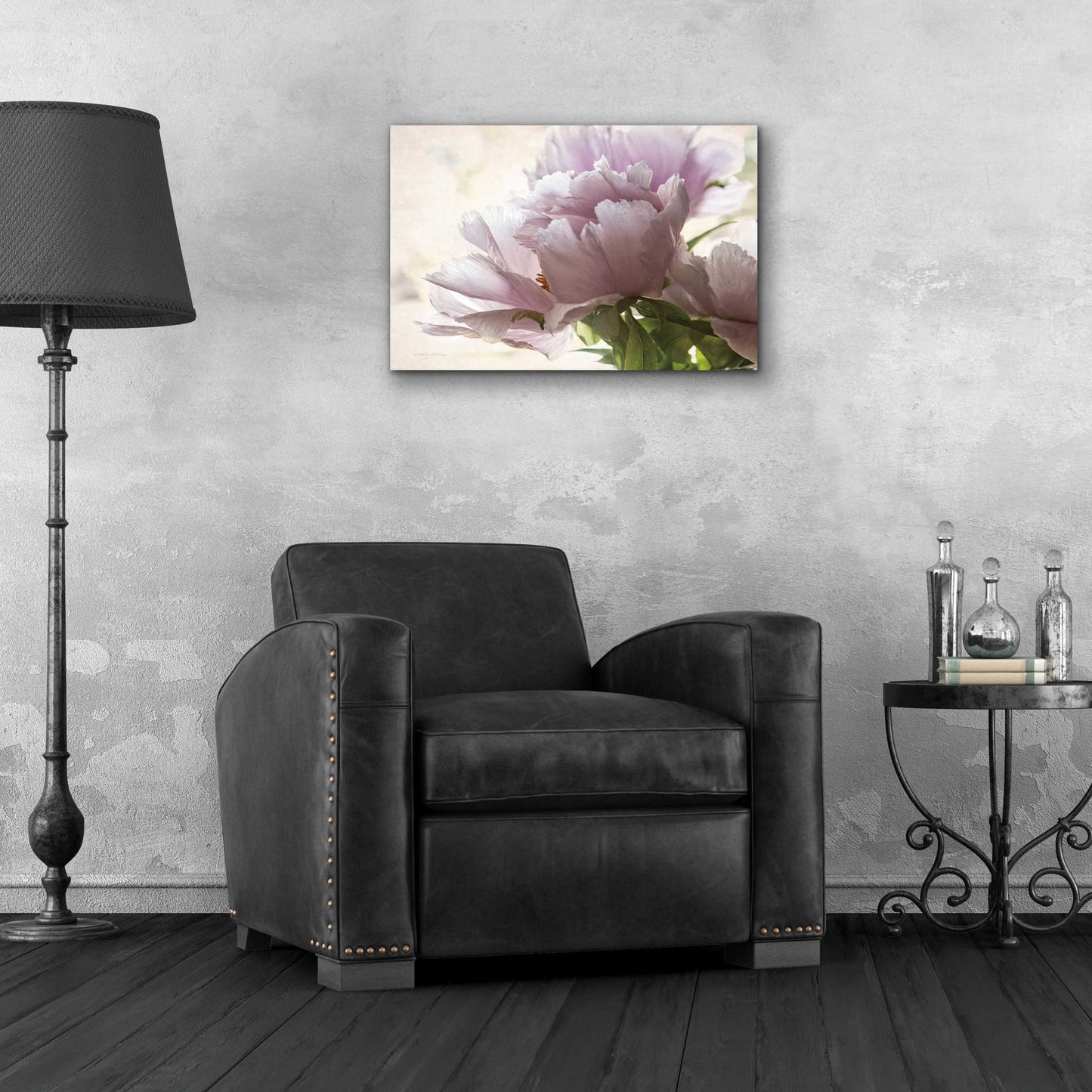 Epic Art 'Translucent Peony I' by Debra Van Swearingen, Acrylic Glass Wall Art,24x16