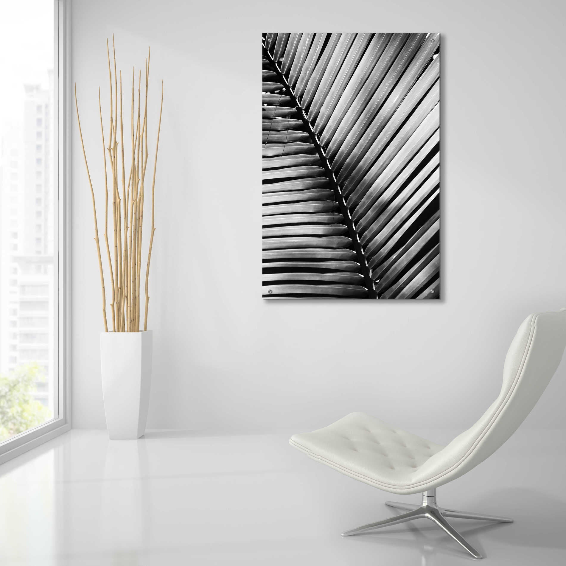 Epic Art 'Palm Frond I' by Debra Van Swearingen, Acrylic Glass Wall Art,24x36