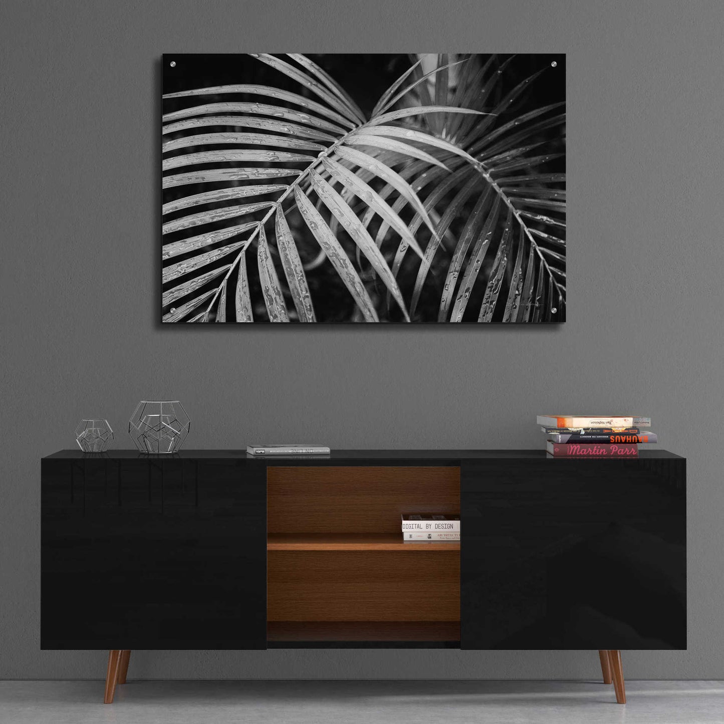 Epic Art 'Palm Fronds' by Debra Van Swearingen, Acrylic Glass Wall Art,36x24