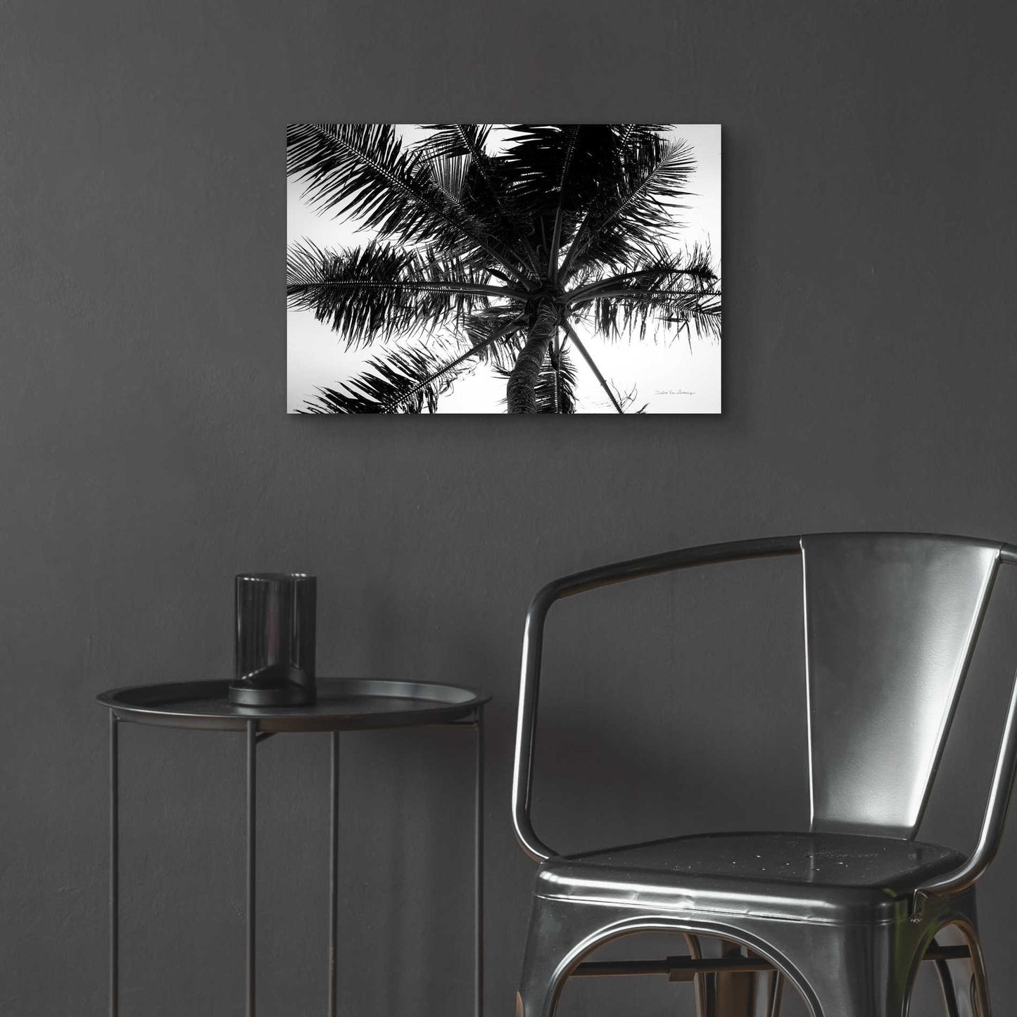 Epic Art 'Palm Tree Looking Up III' by Debra Van Swearingen, Acrylic Glass Wall Art,24x16