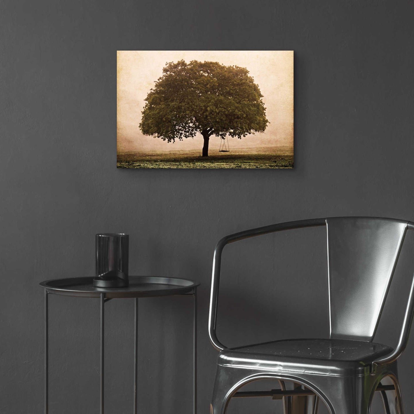 Epic Art 'The Hopeful Oak' by Debra Van Swearingen, Acrylic Glass Wall Art,24x16