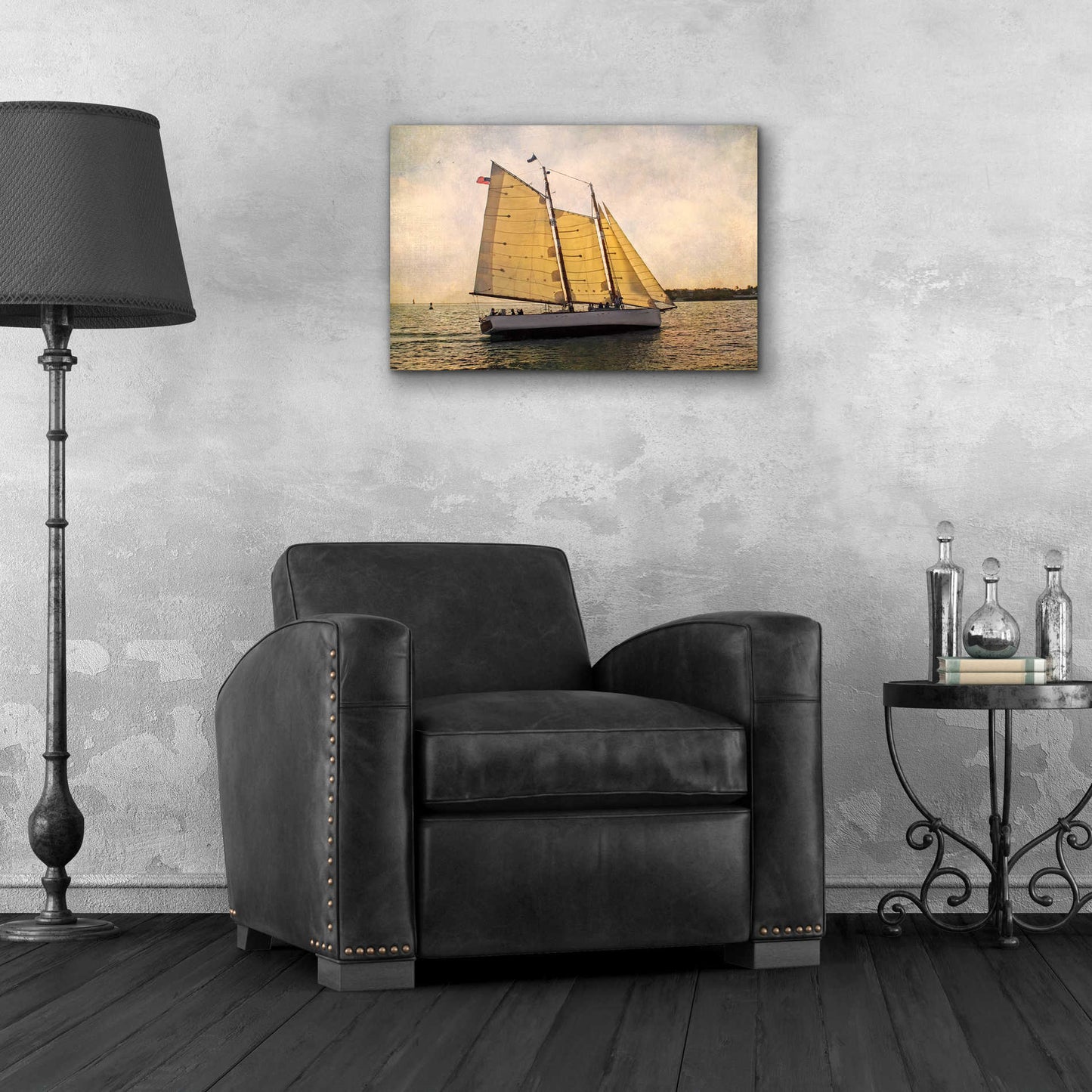 Epic Art 'Morning Sail' by Debra Van Swearingen, Acrylic Glass Wall Art,24x16