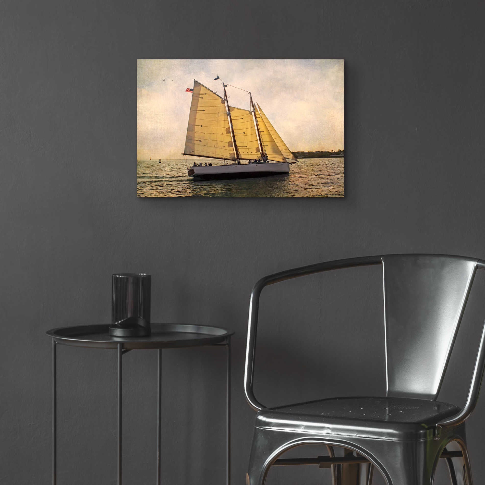 Epic Art 'Morning Sail' by Debra Van Swearingen, Acrylic Glass Wall Art,24x16