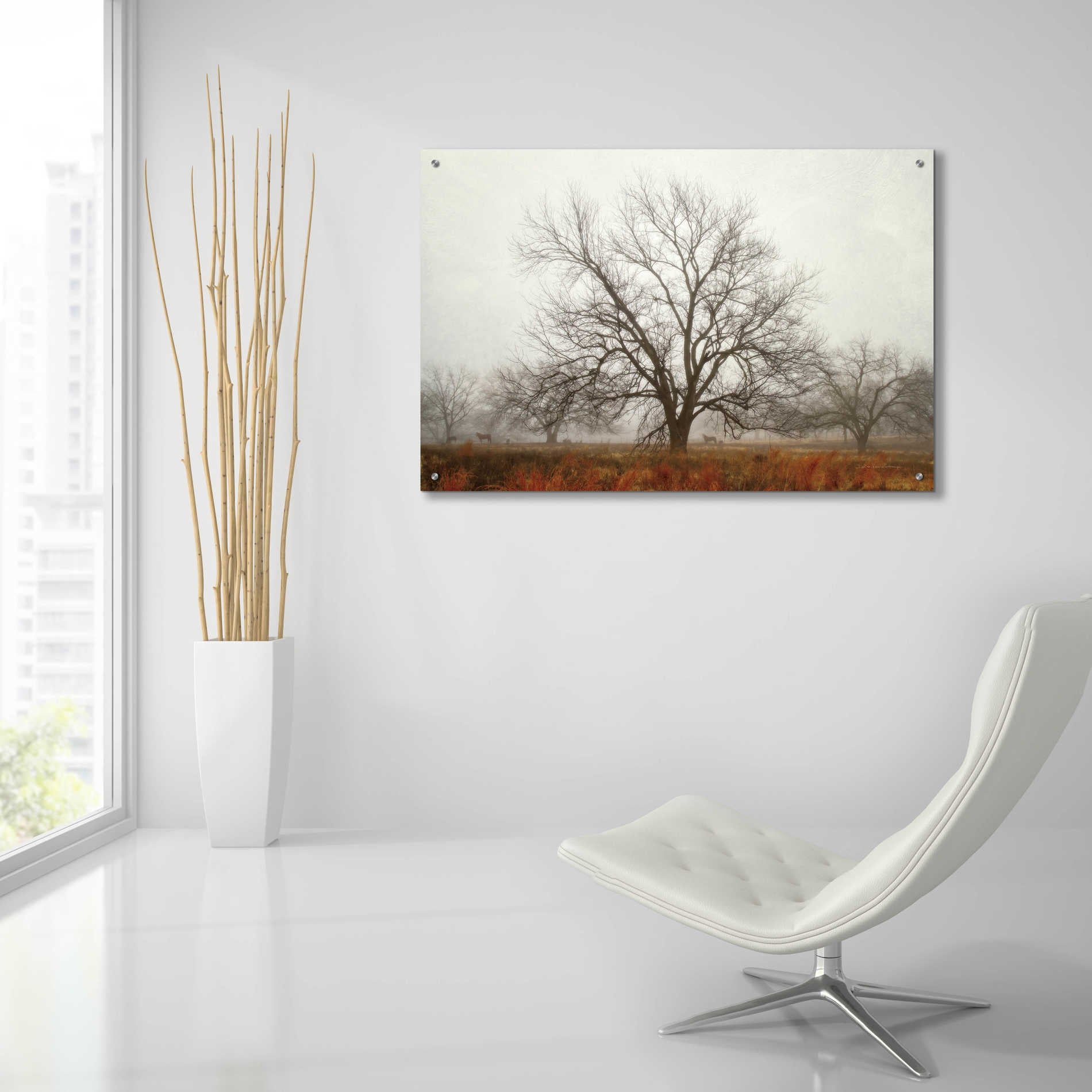 Epic Art 'Morning Calm I' by Debra Van Swearingen, Acrylic Glass Wall Art,36x24