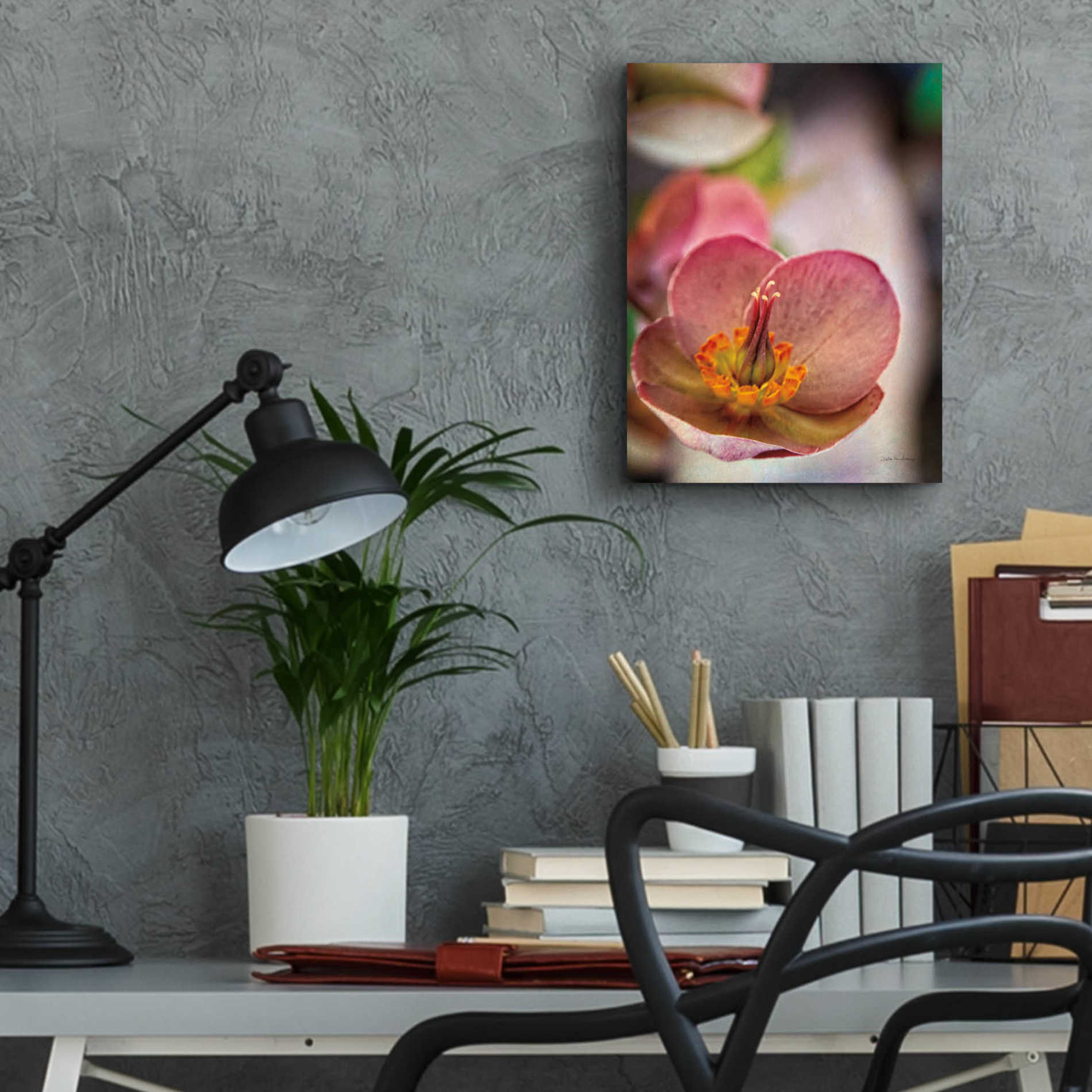 Epic Art 'Lenton Rose III' by Debra Van Swearingen, Acrylic Glass Wall Art,12x16