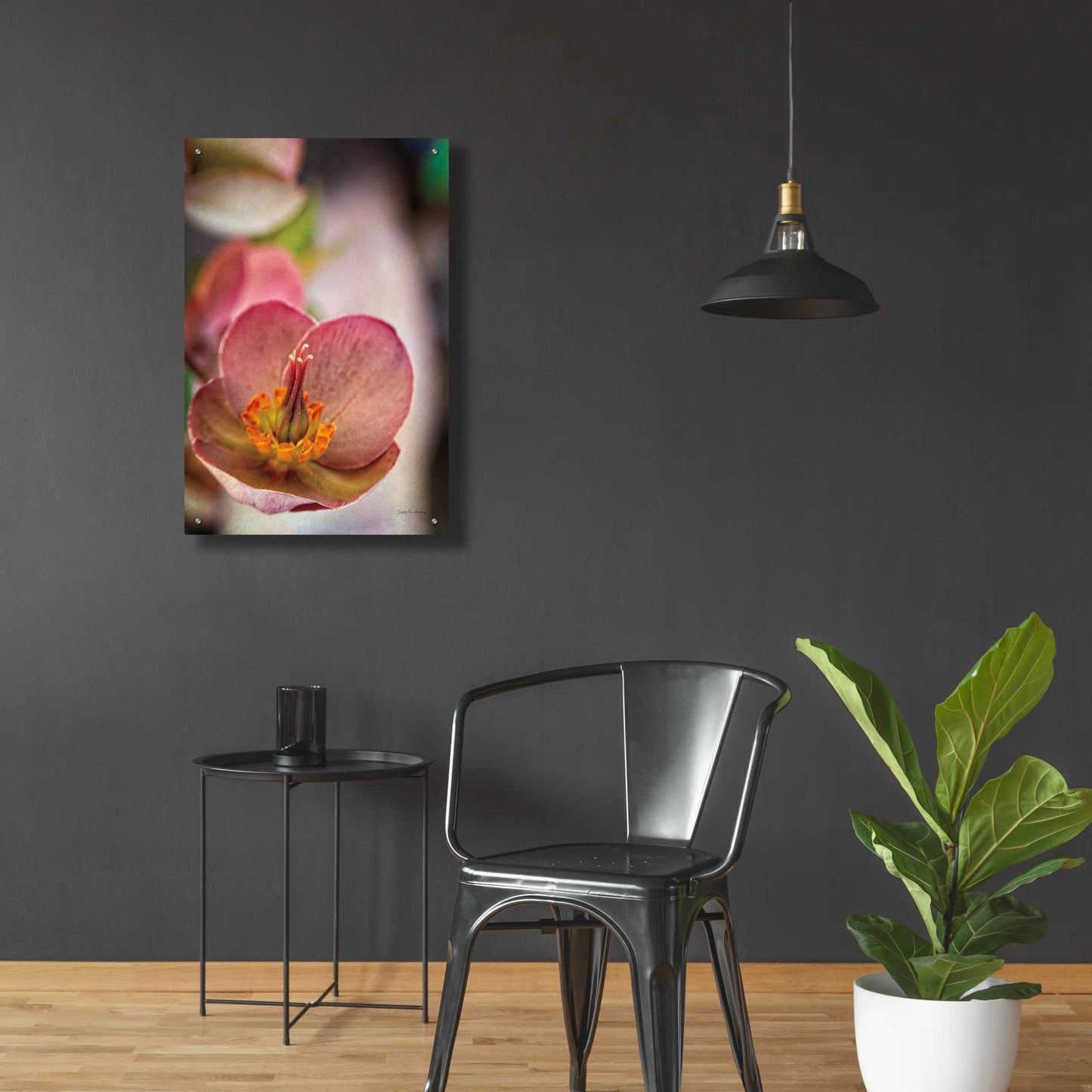 Epic Art 'Lenton Rose III' by Debra Van Swearingen, Acrylic Glass Wall Art,24x36