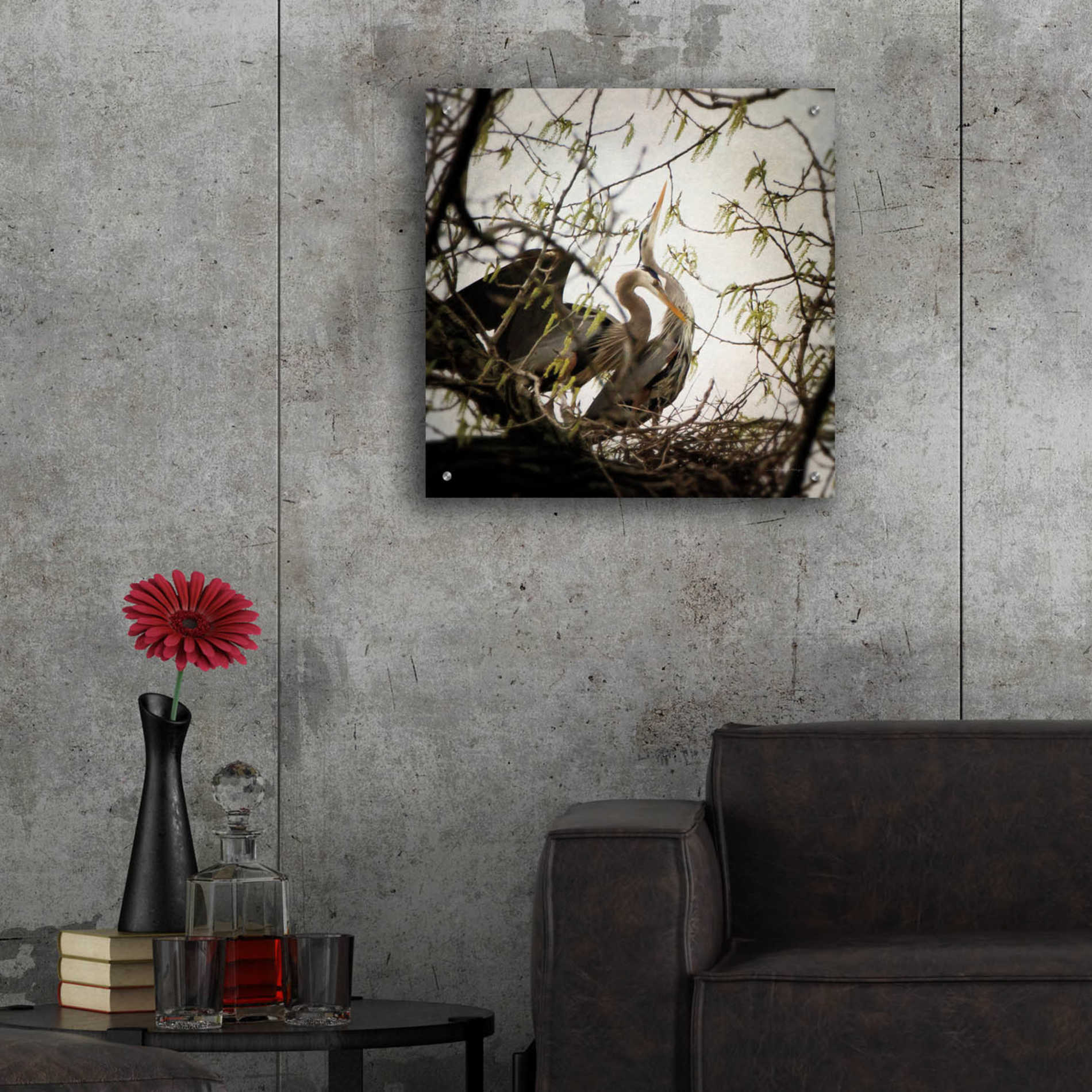 Epic Art 'Connection' by Debra Van Swearingen, Acrylic Glass Wall Art,24x24