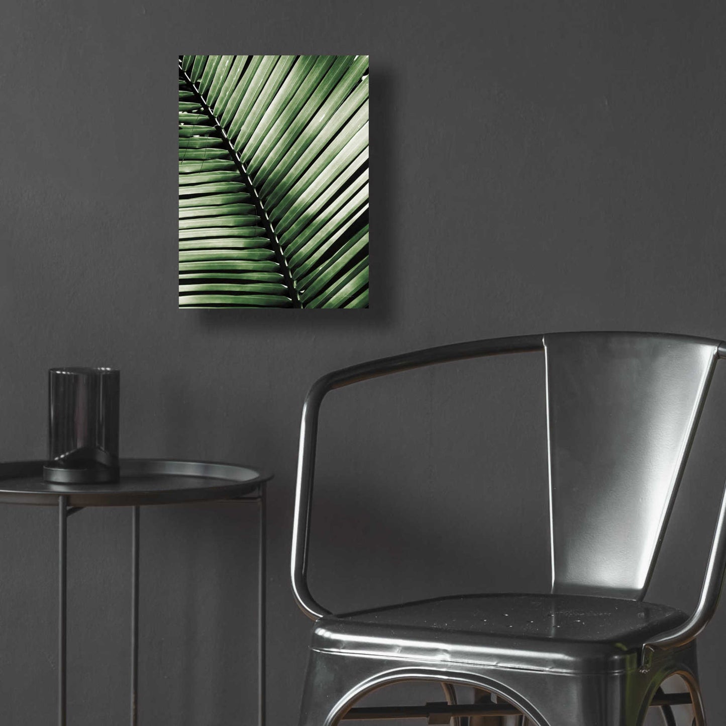 Epic Art 'Palm Frond I Green' by Debra Van Swearingen, Acrylic Glass Wall Art,12x16