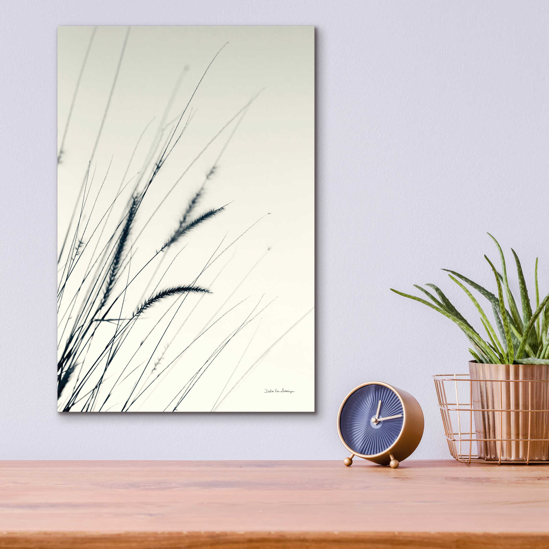 Epic Art 'Field Grasses I' by Debra Van Swearingen, Acrylic Glass Wall Art,12x16