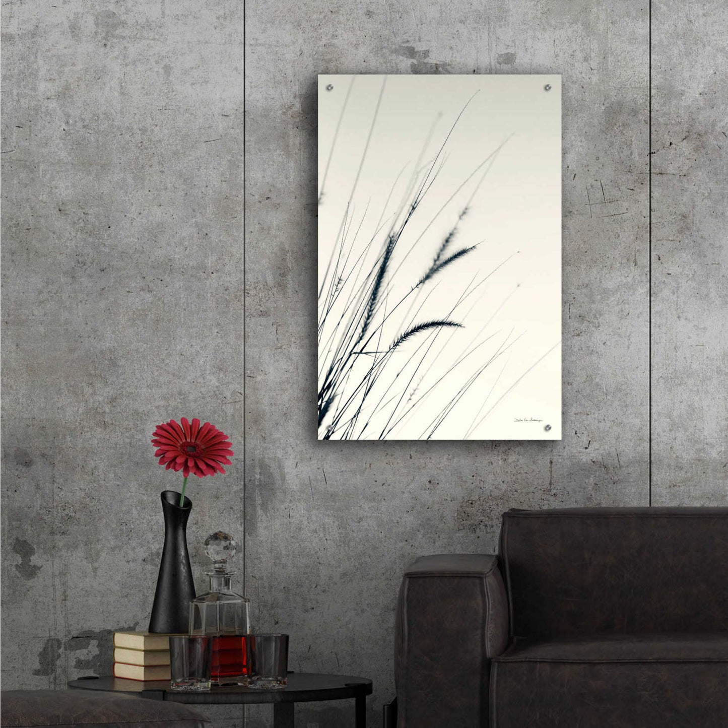 Epic Art 'Field Grasses I' by Debra Van Swearingen, Acrylic Glass Wall Art,24x36