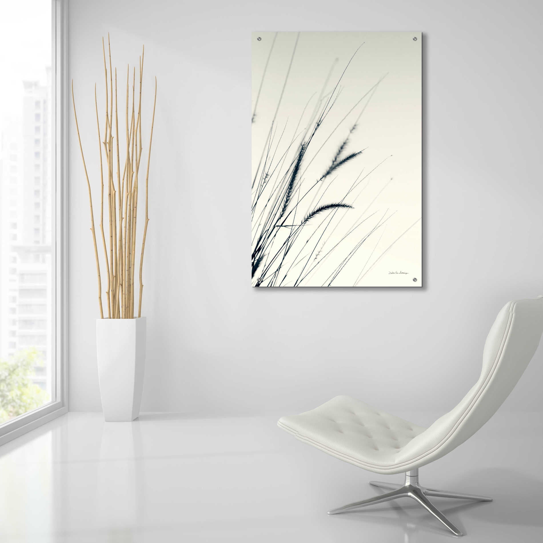 Epic Art 'Field Grasses I' by Debra Van Swearingen, Acrylic Glass Wall Art,24x36