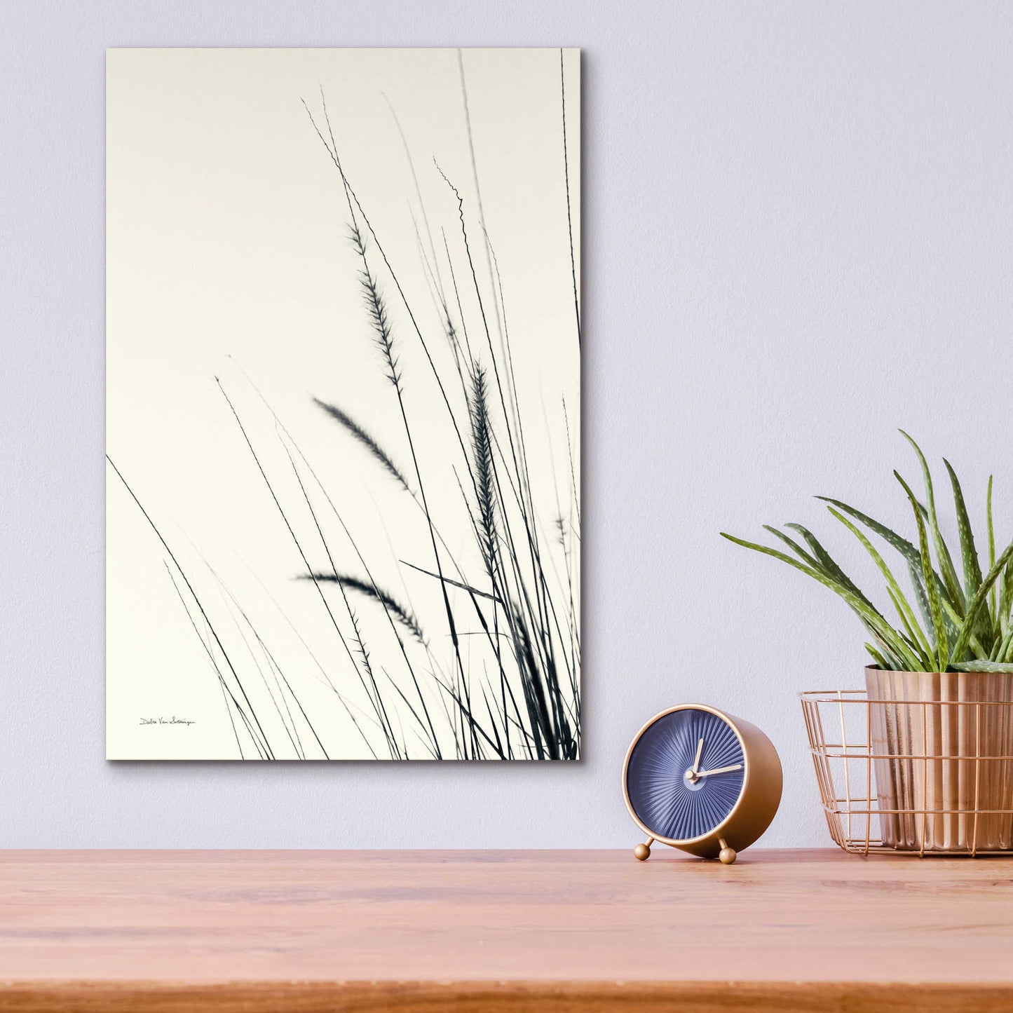 Epic Art 'Field Grasses II' by Debra Van Swearingen, Acrylic Glass Wall Art,12x16