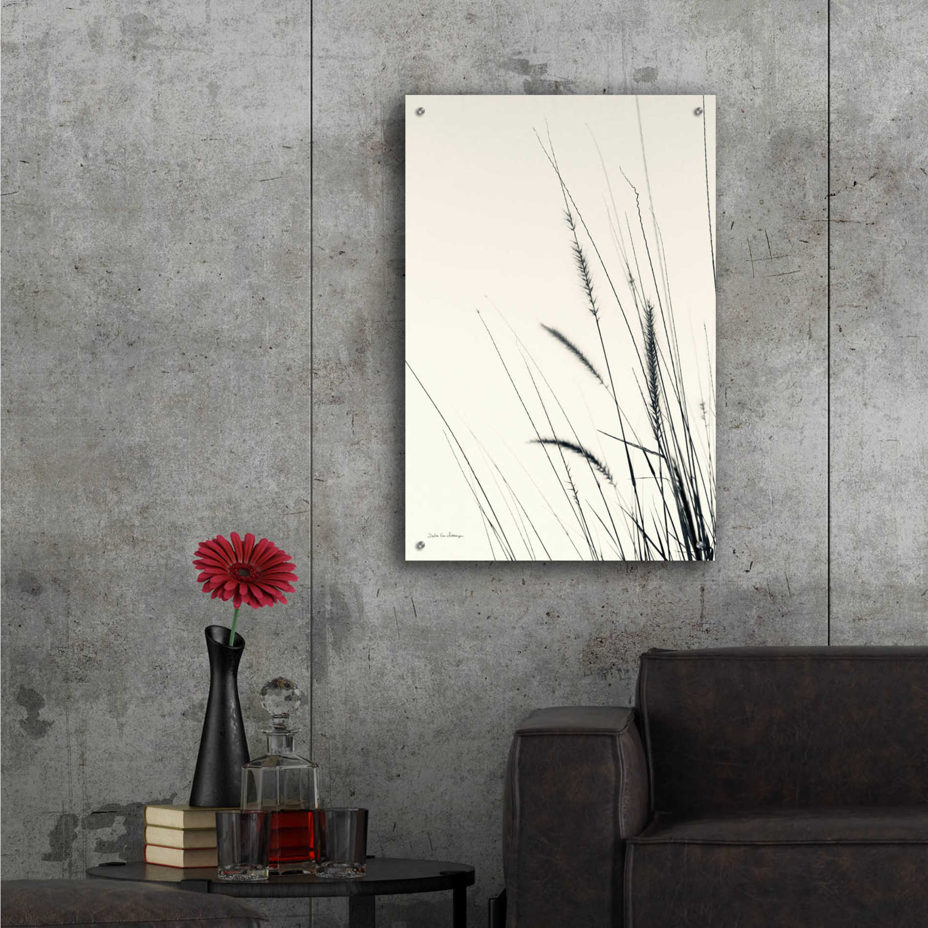 Epic Art 'Field Grasses II' by Debra Van Swearingen, Acrylic Glass Wall Art,24x36