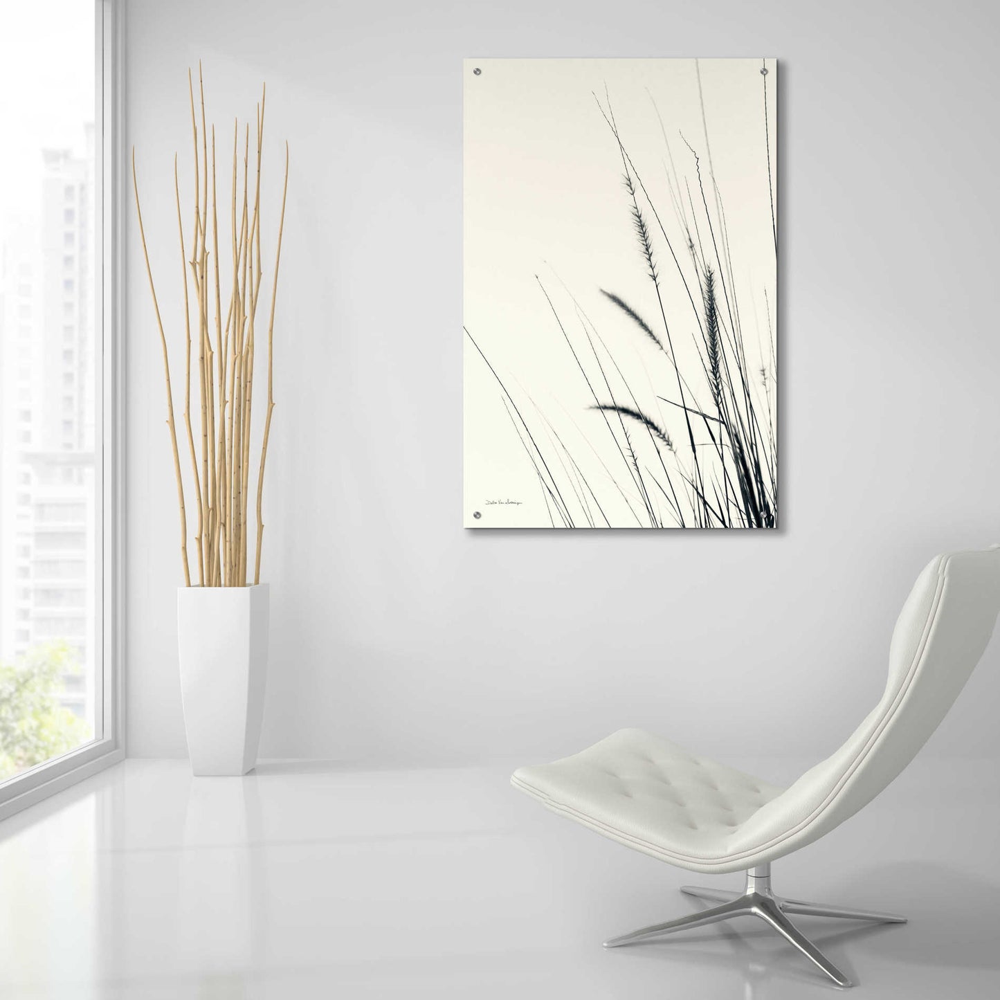 Epic Art 'Field Grasses II' by Debra Van Swearingen, Acrylic Glass Wall Art,24x36