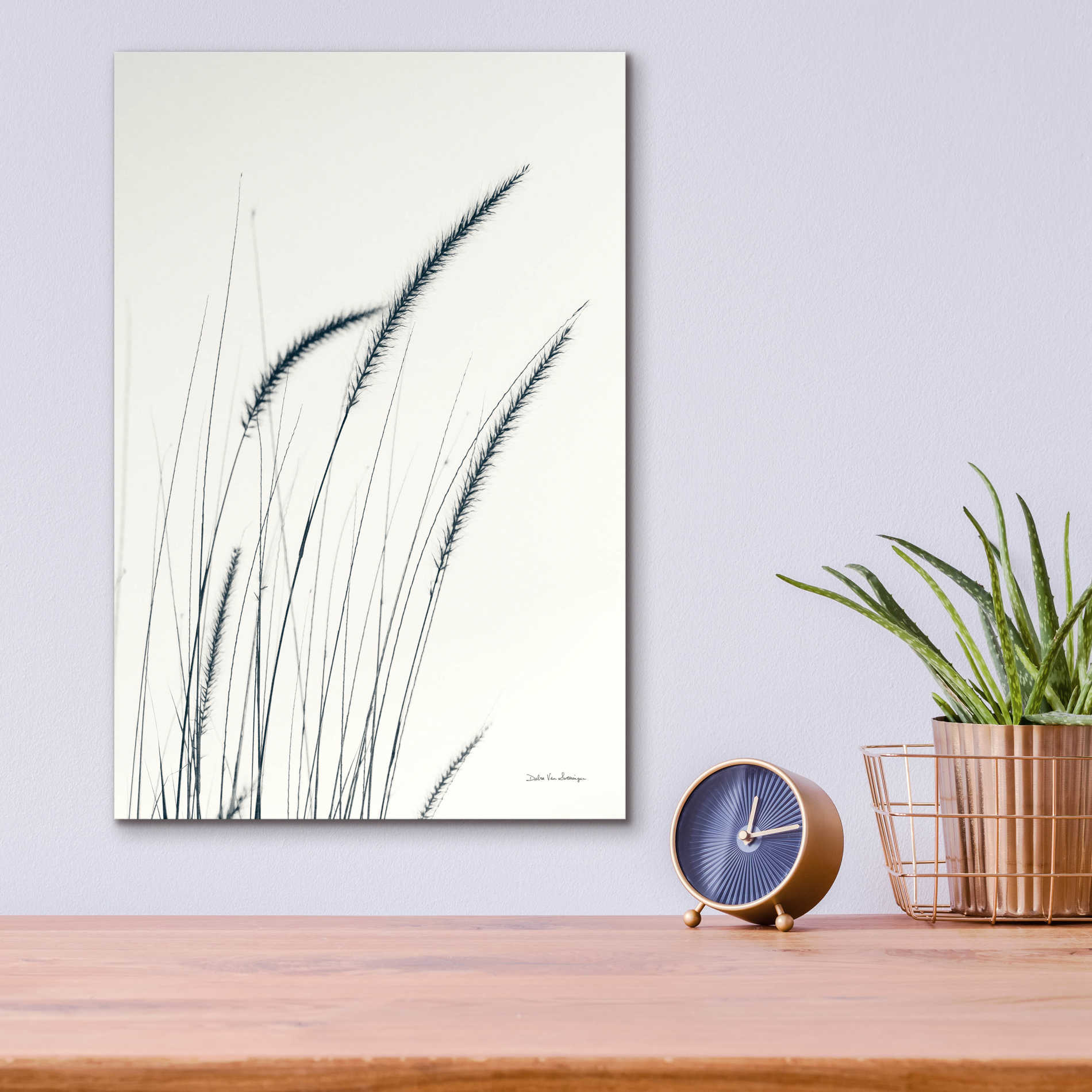 Epic Art 'Field Grasses III' by Debra Van Swearingen, Acrylic Glass Wall Art,12x16