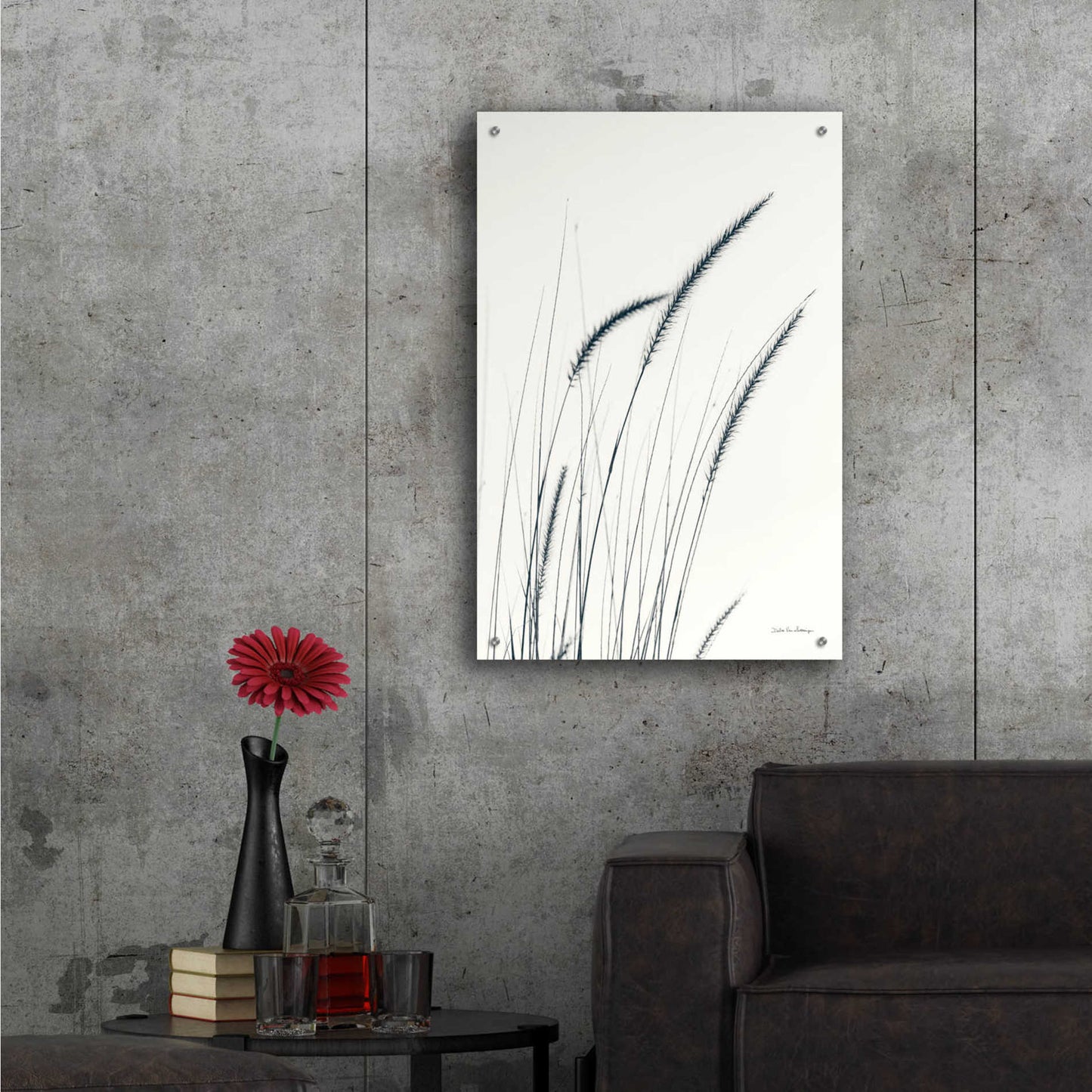 Epic Art 'Field Grasses III' by Debra Van Swearingen, Acrylic Glass Wall Art,24x36