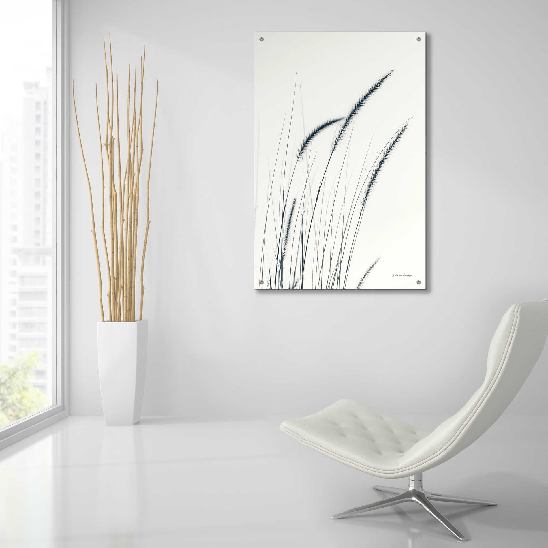 Epic Art 'Field Grasses III' by Debra Van Swearingen, Acrylic Glass Wall Art,24x36